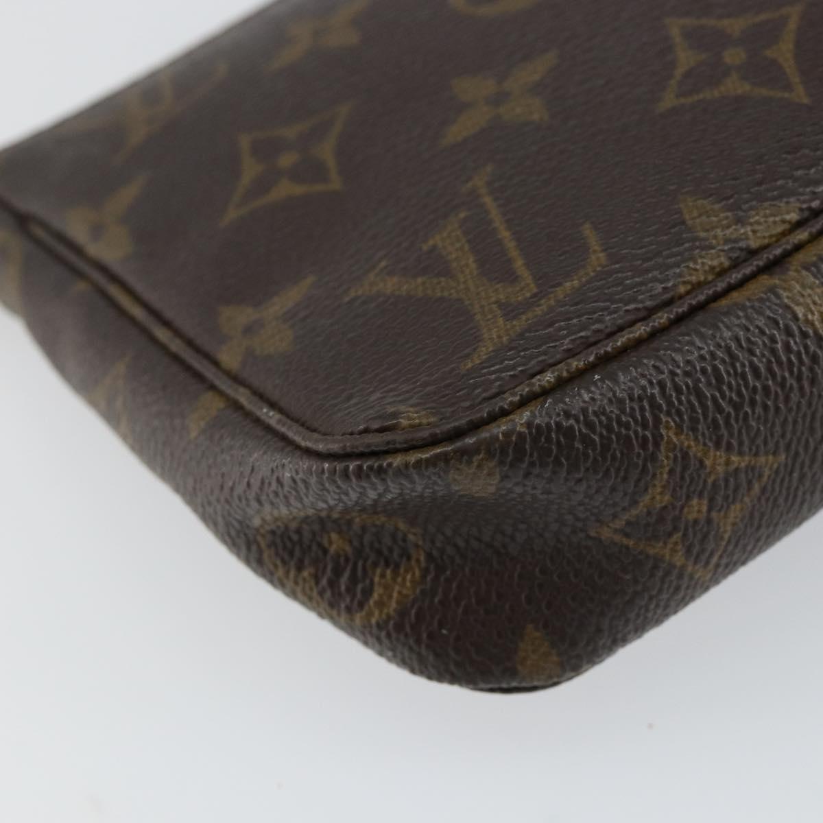 LOUIS VUITTON Monogram Pochette Accessoires Pouch M51980 LV Auth BA6538