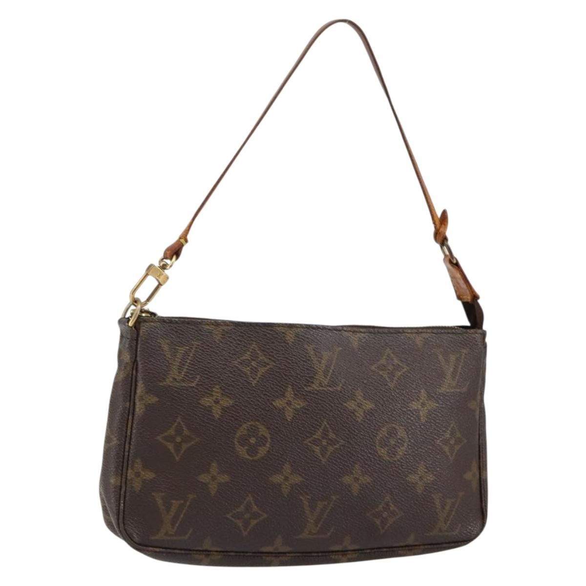 LOUIS VUITTON Monogram Pochette Accessoires Pouch M51980 LV Auth BA6538