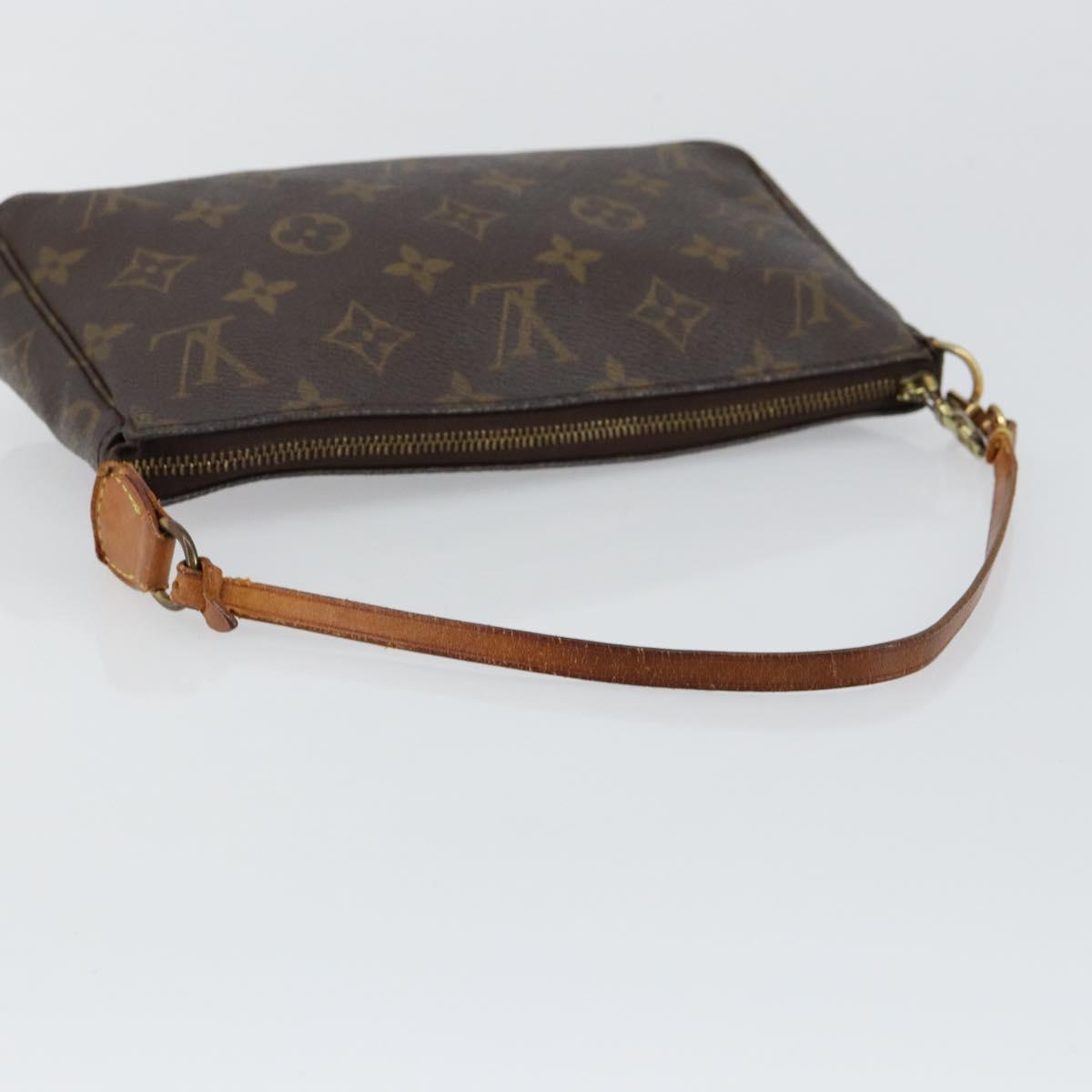 LOUIS VUITTON Monogram Pochette Accessoires Pouch M51980 LV Auth BA6538