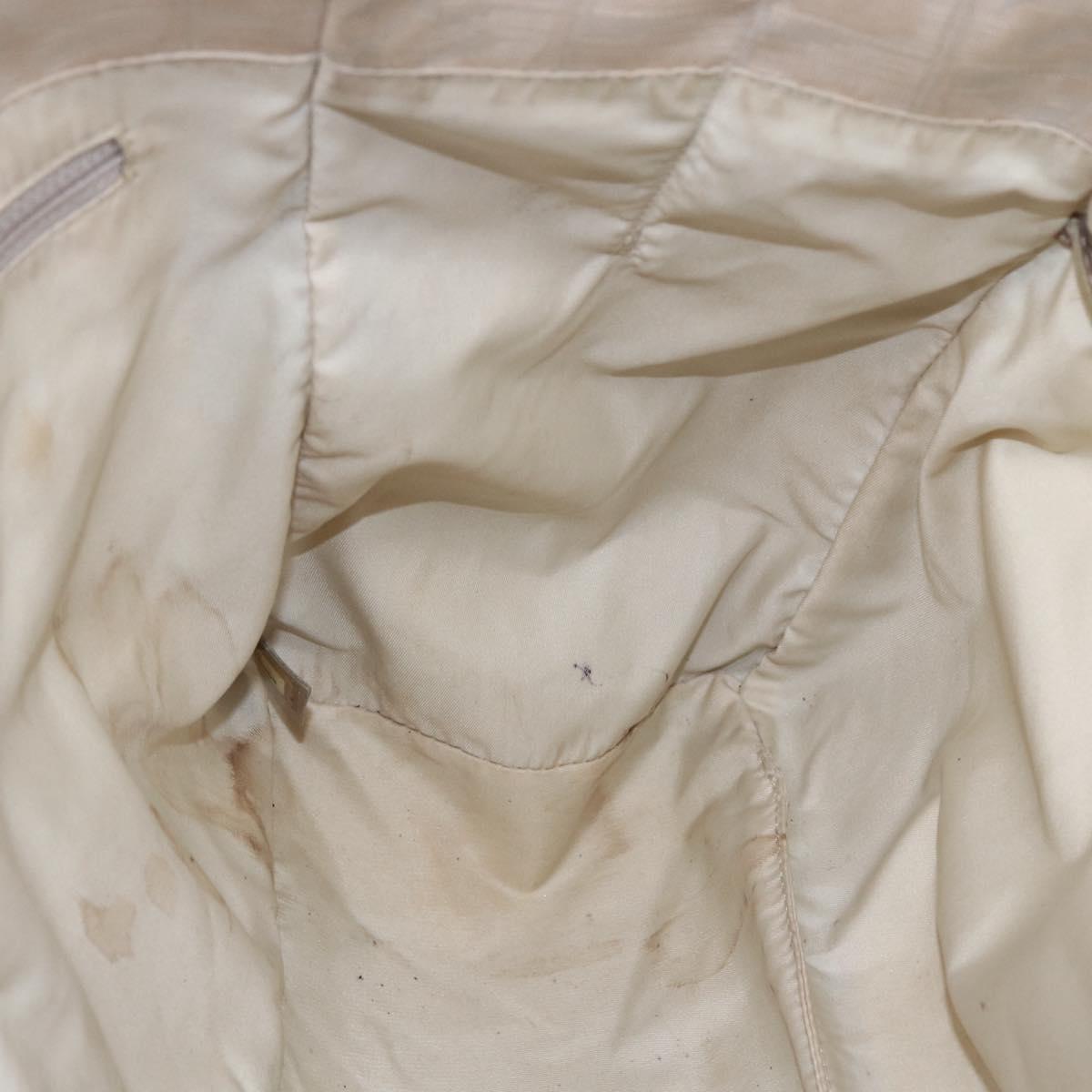 CHANEL New Travel Line Tote Bag Nylon Pink Silver CC Auth BA6548