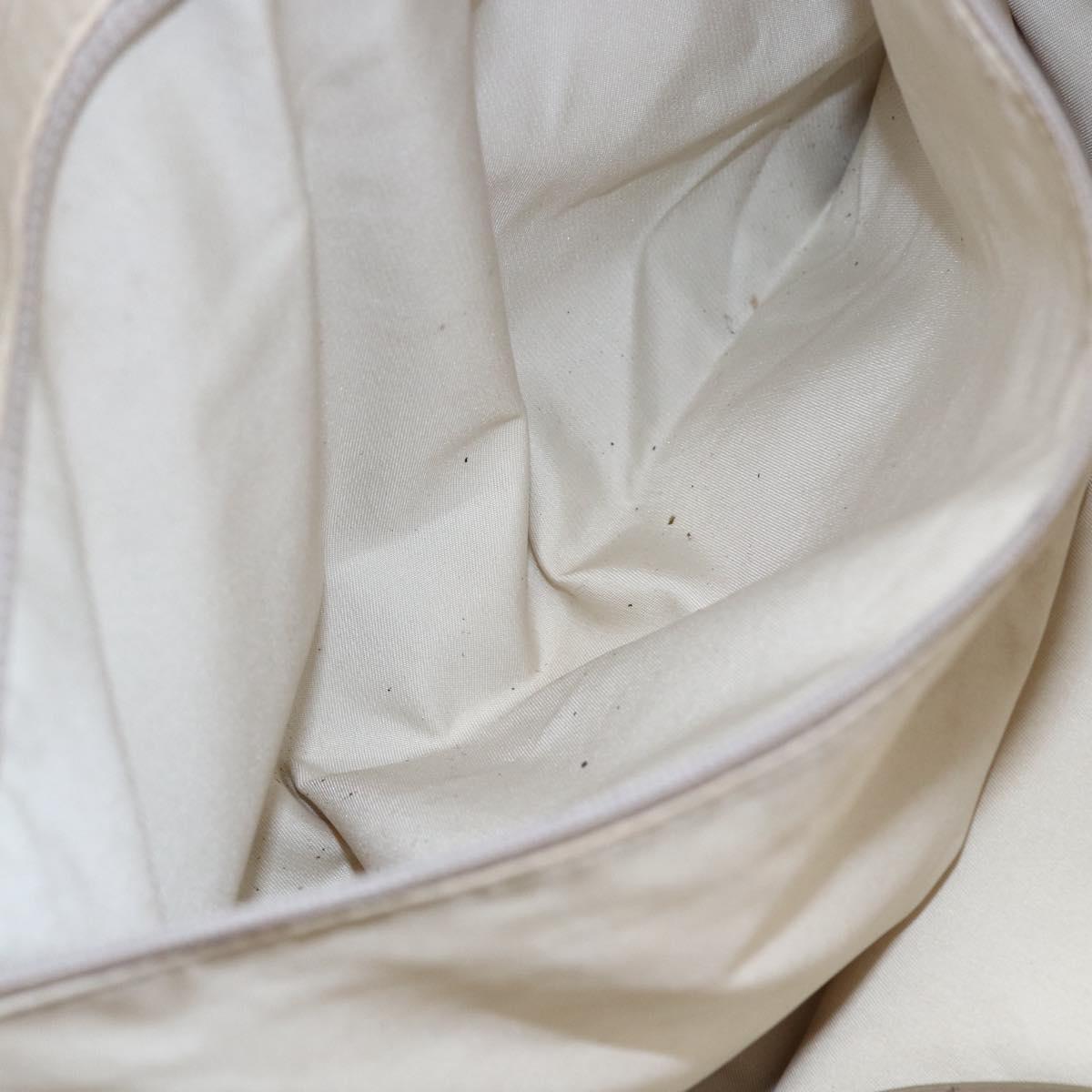 CHANEL New Travel Line Tote Bag Nylon Pink Silver CC Auth BA6548