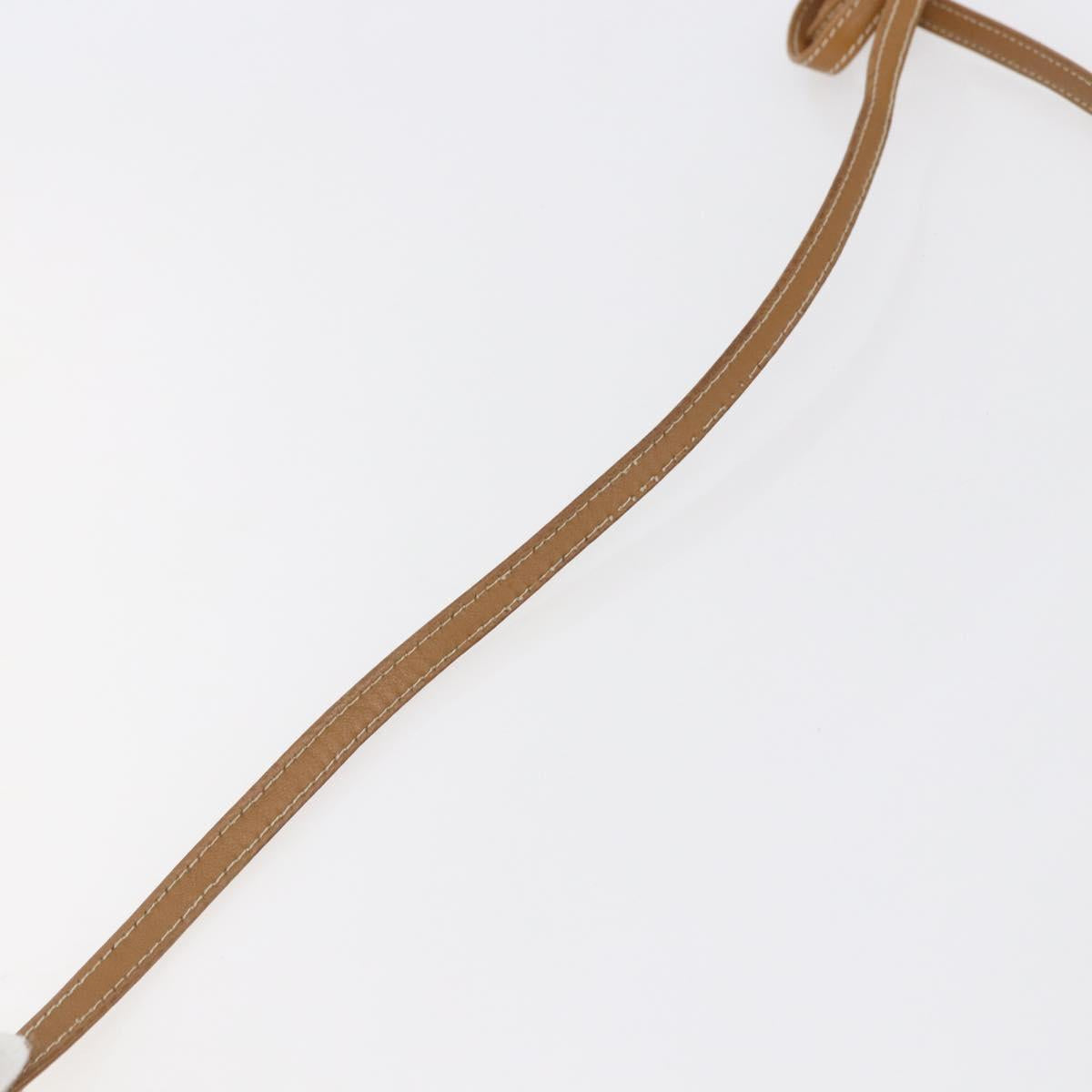 GUCCI Micro GG Supreme Shoulder Bag PVC Brown Gold 007 104 4916 Auth BA6559