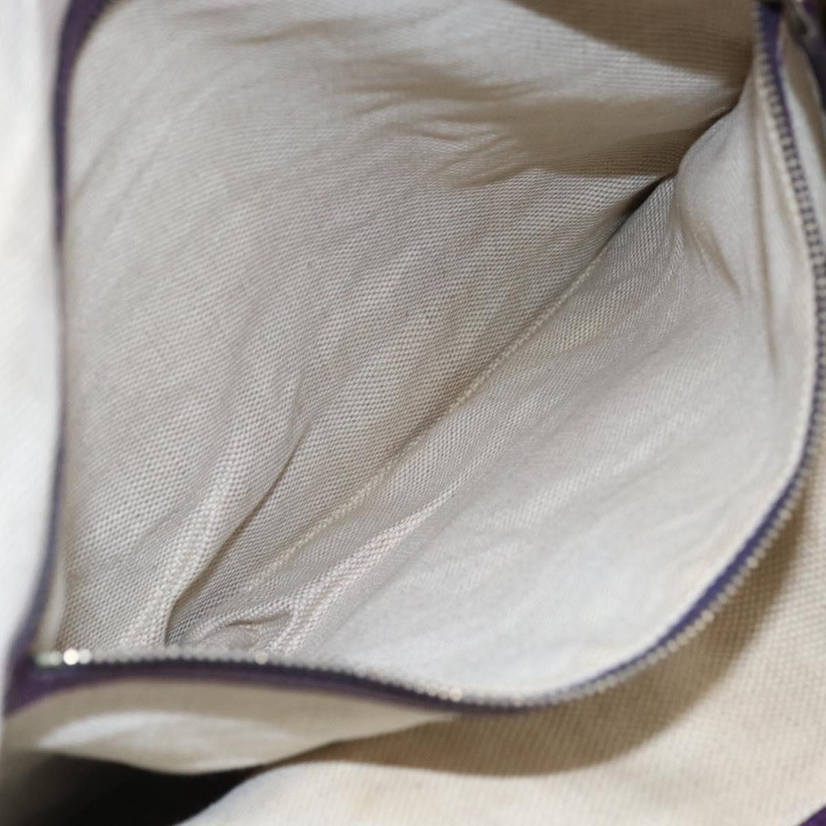 GUCCI GG Canvas Tote Bag Beige Gold 282325 Auth BA6568