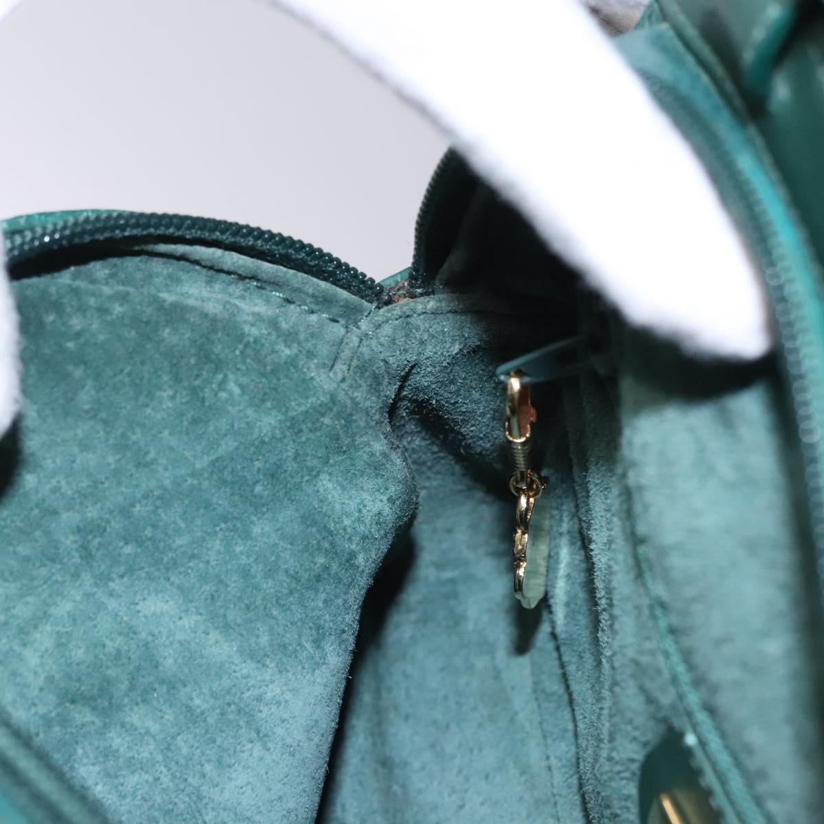 GUCCI Shoulder Bag Leather Green Gold 007 23 0114 Auth BA657