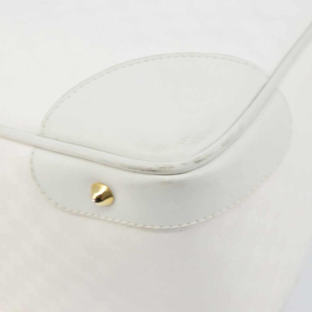 GUCCI Micro GG Supreme Boston Bag PVC 2way White Gold 002 123 0167 Auth BA6571