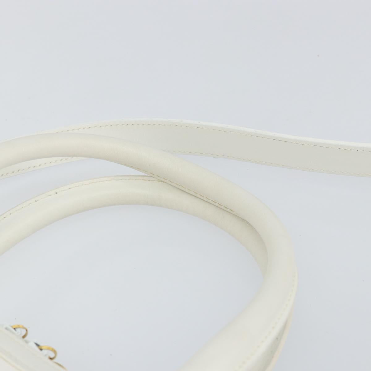 GUCCI Micro GG Supreme Boston Bag PVC 2way White Gold 002 123 0167 Auth BA6571