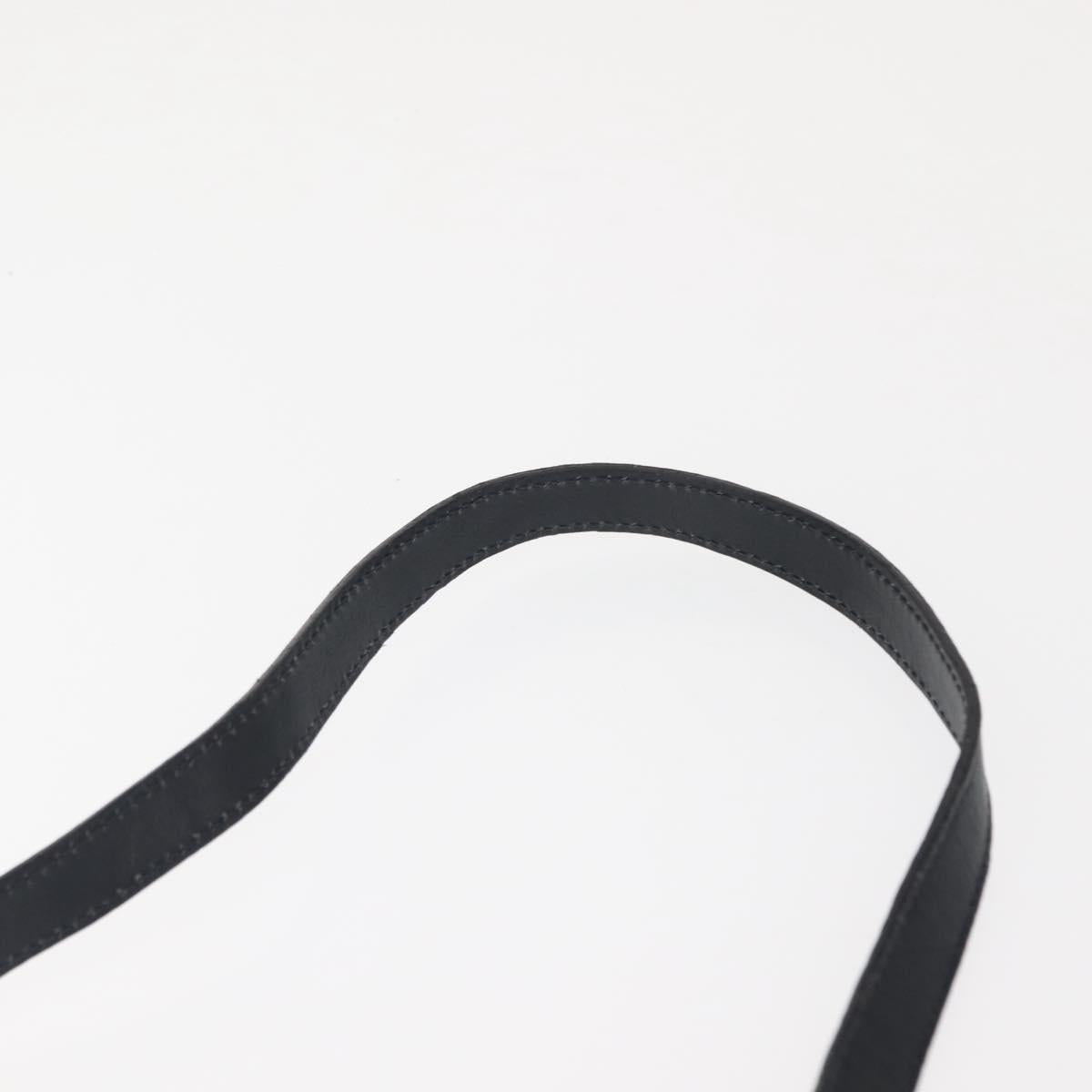 Salvatore Ferragamo Vala Hand Bag Canvas 2way Navy Gold Auth BA6589