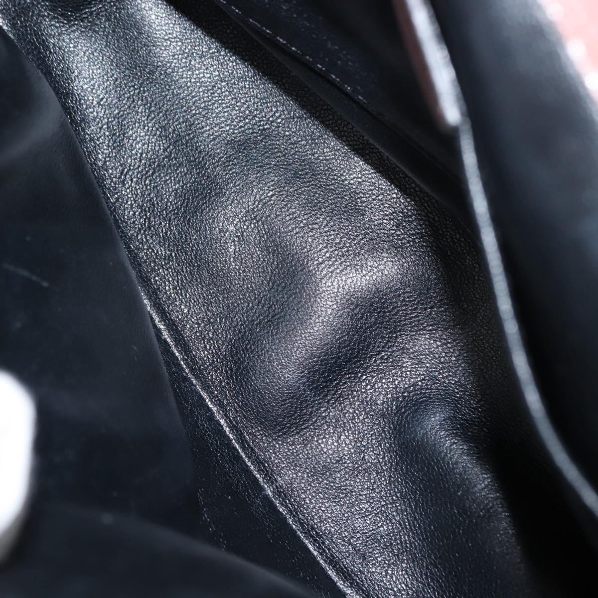 Chloe Chain Elsie Shoulder Bag Leather Pink Gold Auth BA6595