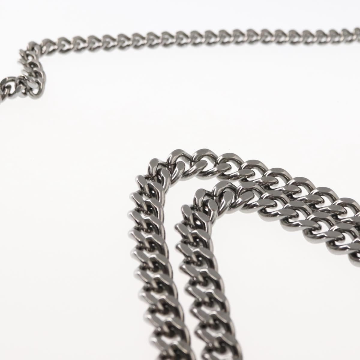 Stella MacCartney Chain Falabella Bag Suede Gray Silver 371223 Auth BA6633