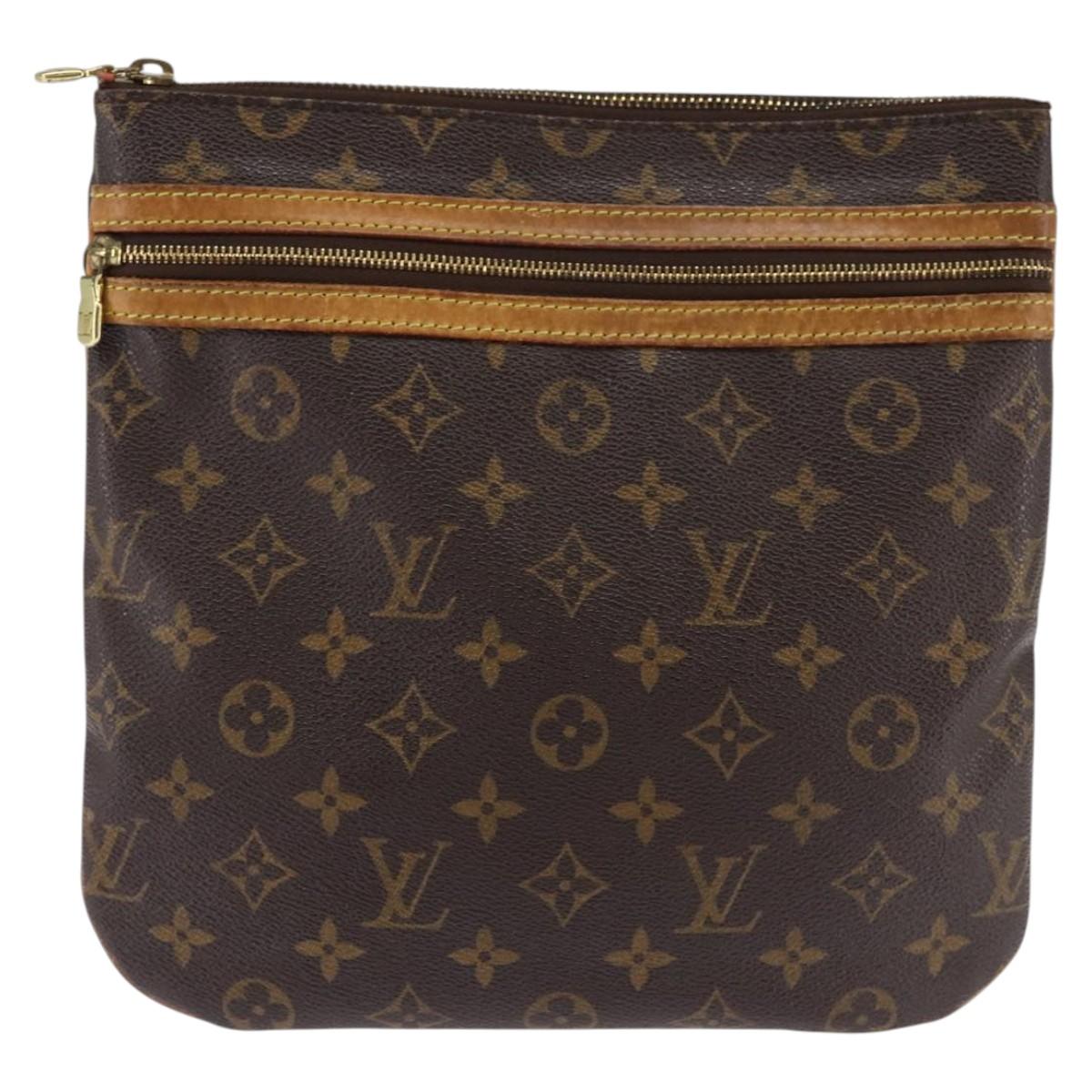LOUIS VUITTON Monogram Pochette Bosphore Shoulder Bag M40044 LV Auth BA6635