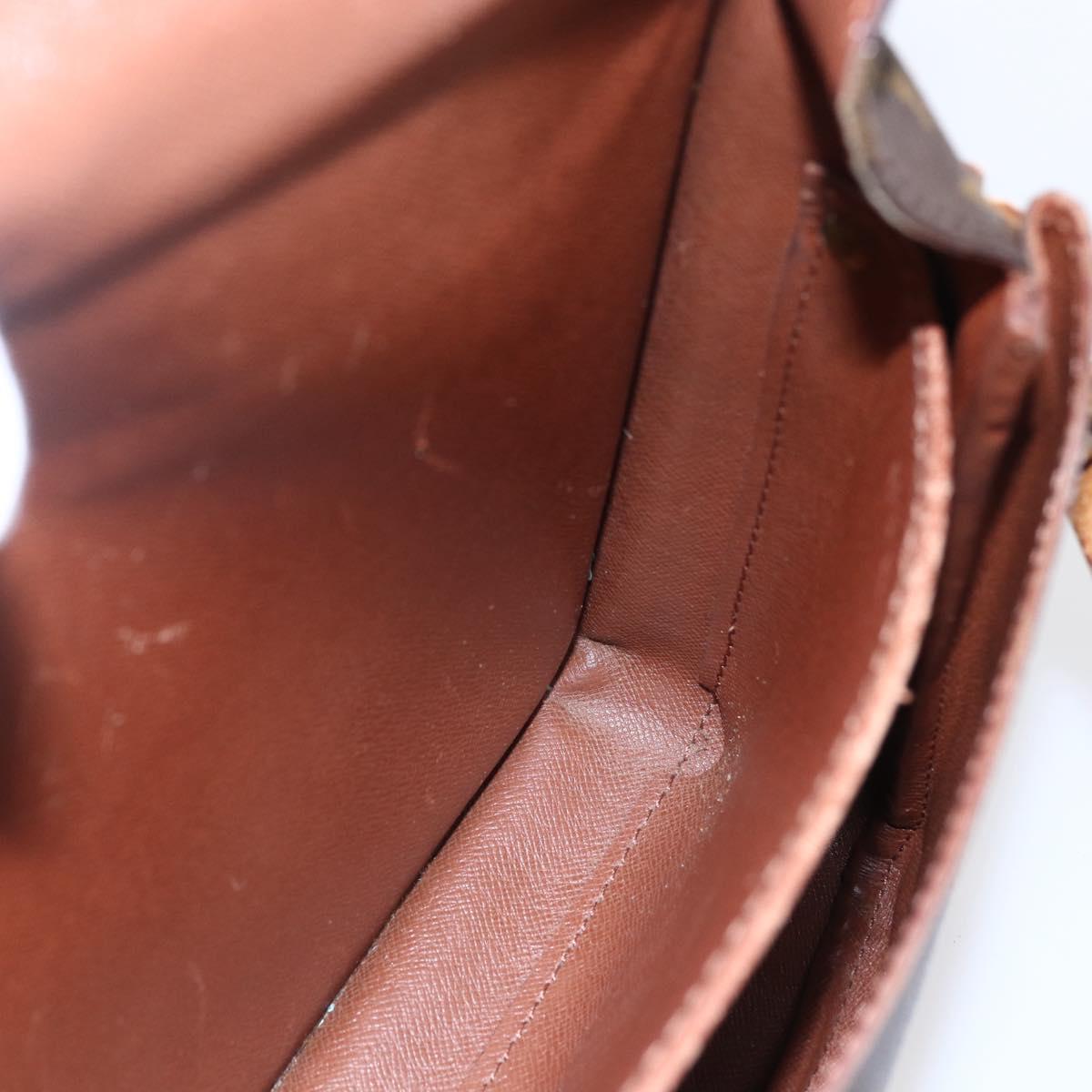 LOUIS VUITTON Monogram Cartouchiere GM Shoulder Bag M51252 LV Auth BA6637