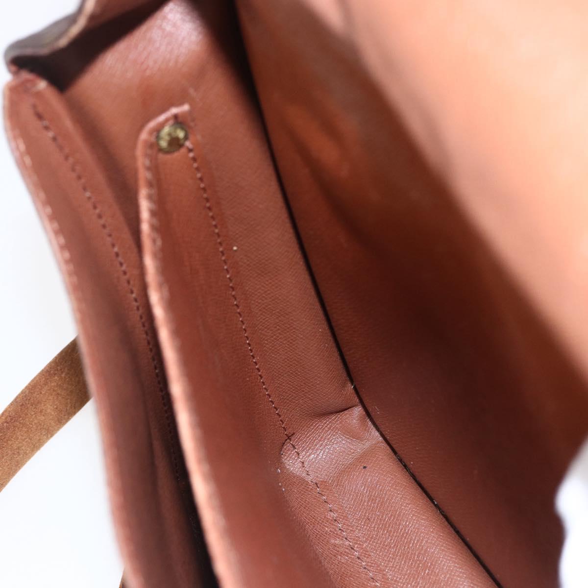 LOUIS VUITTON Monogram Cartouchiere GM Shoulder Bag M51252 LV Auth BA6637