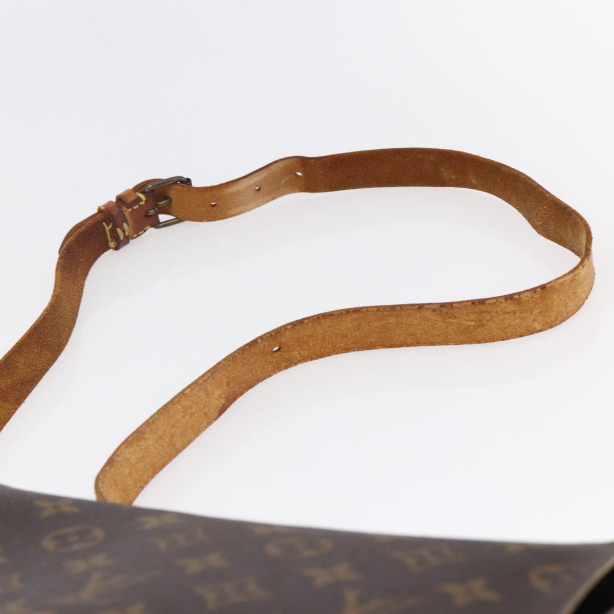 LOUIS VUITTON Monogram Cartouchiere GM Shoulder Bag M51252 LV Auth BA6637