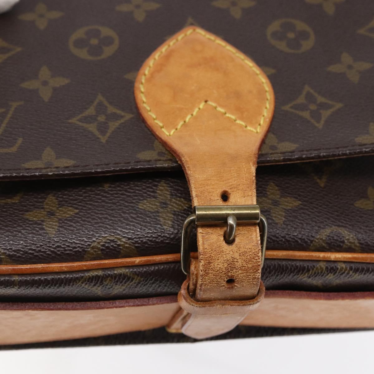 LOUIS VUITTON Monogram Cartouchiere MM Shoulder Bag M51253 LV Auth BA6638