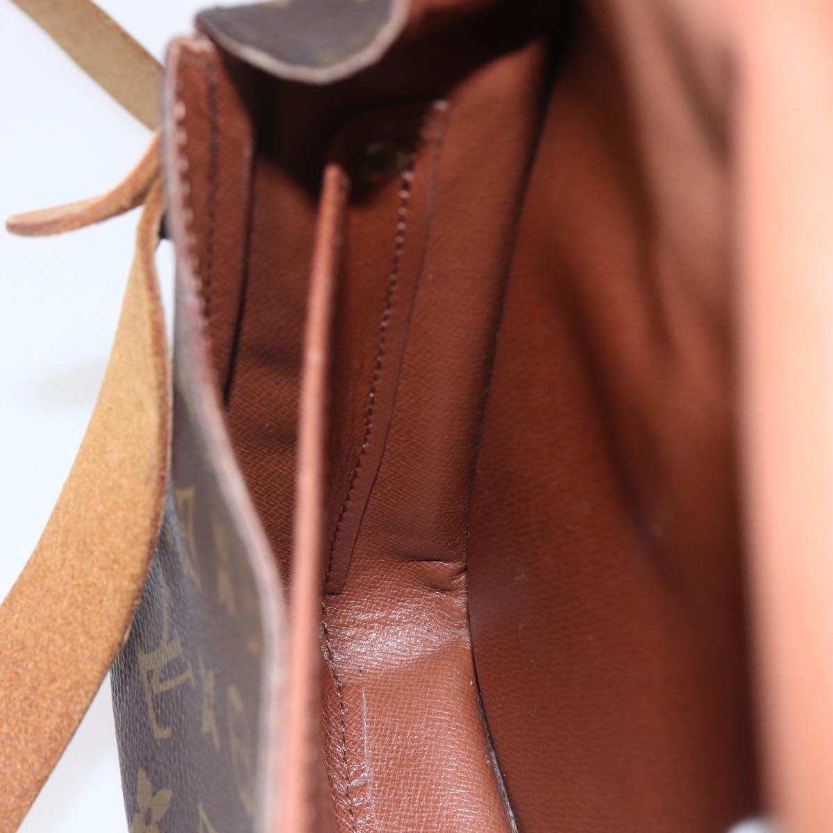 LOUIS VUITTON Monogram Cartouchiere MM Shoulder Bag M51253 LV Auth BA6638