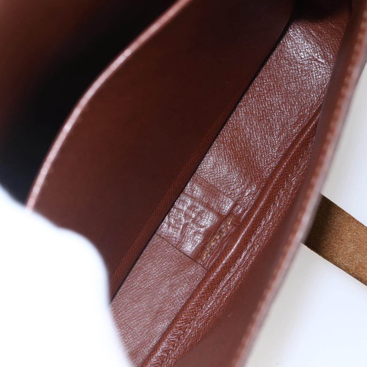 LOUIS VUITTON Monogram Cartouchiere MM Shoulder Bag M51253 LV Auth BA6638