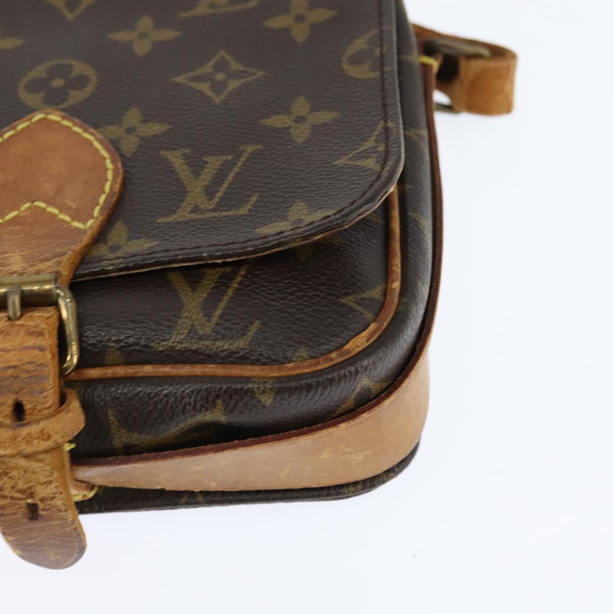 LOUIS VUITTON Monogram Cartouchiere PM Shoulder Bag M51254 LV Auth BA6639