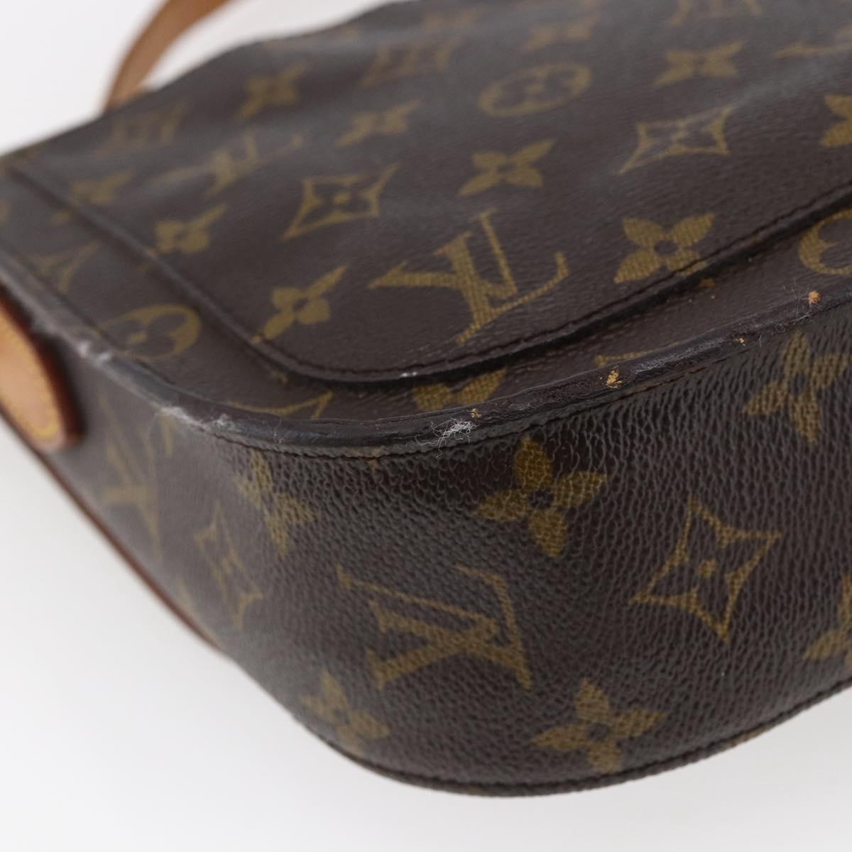 LOUIS VUITTON Monogram Saint Cloud GM Shoulder Bag M51242 LV Auth BA6640
