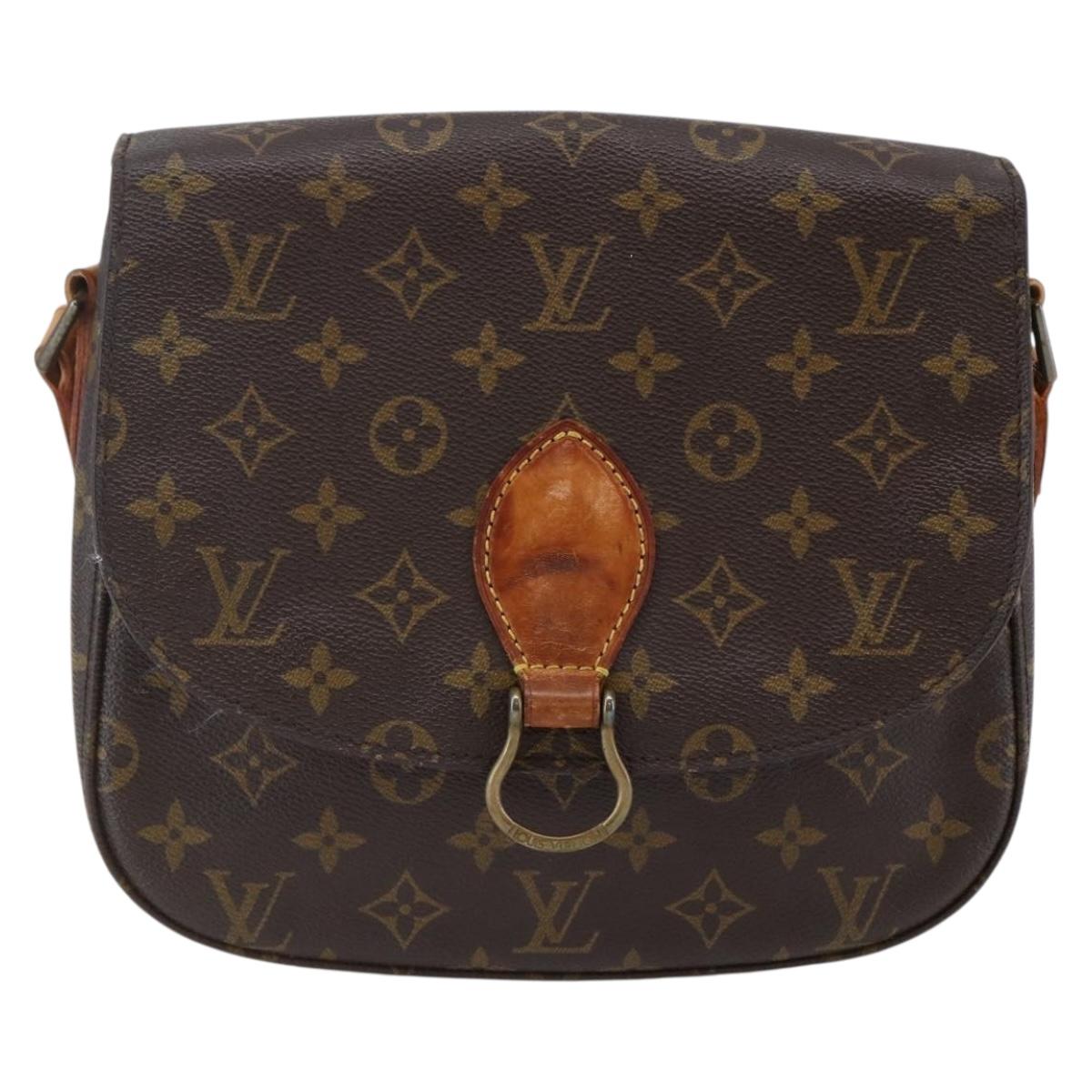 LOUIS VUITTON Monogram Saint Cloud GM Shoulder Bag M51242 LV Auth BA6640