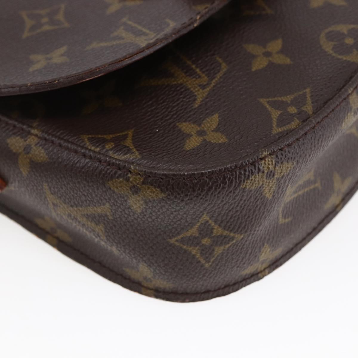 LOUIS VUITTON Monogram Saint Cloud PM Shoulder Bag M51244 LV Auth BA6641