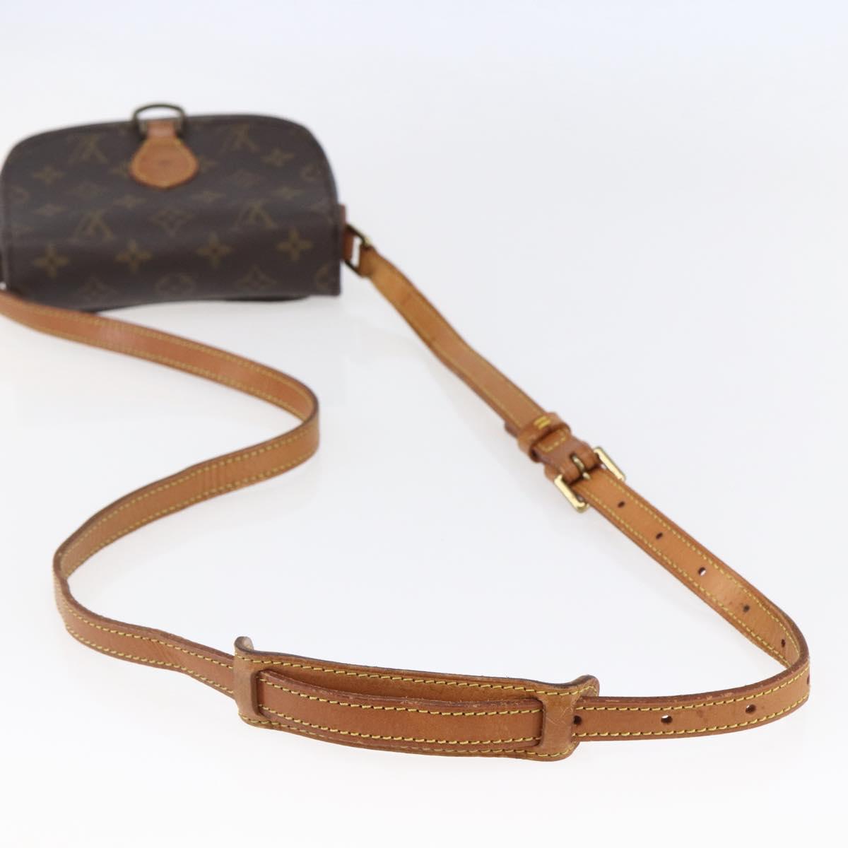 LOUIS VUITTON Monogram Saint Cloud PM Shoulder Bag M51244 LV Auth BA6641