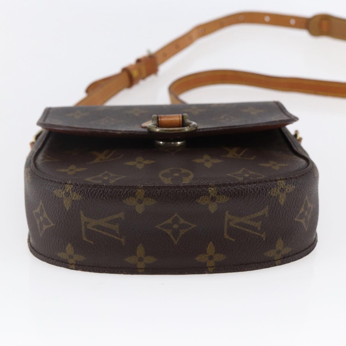 LOUIS VUITTON Monogram Saint Cloud PM Shoulder Bag M51244 LV Auth BA6641