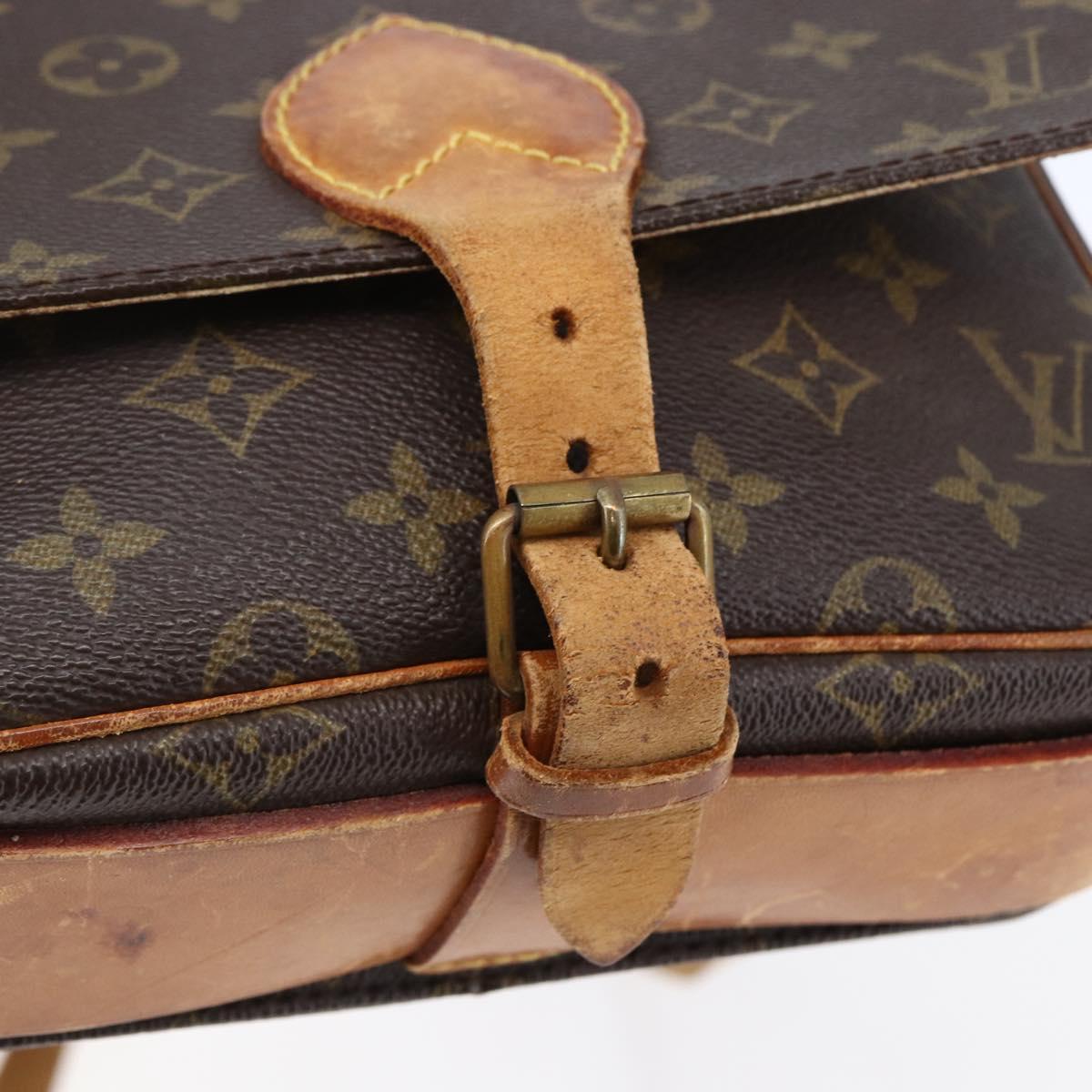 LOUIS VUITTON Monogram Cartouchiere MM Shoulder Bag M51253 LV Auth BA6642