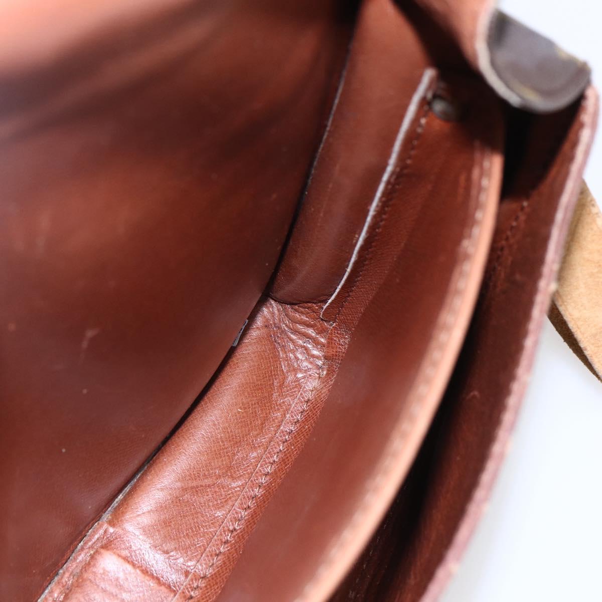 LOUIS VUITTON Monogram Cartouchiere MM Shoulder Bag M51253 LV Auth BA6642