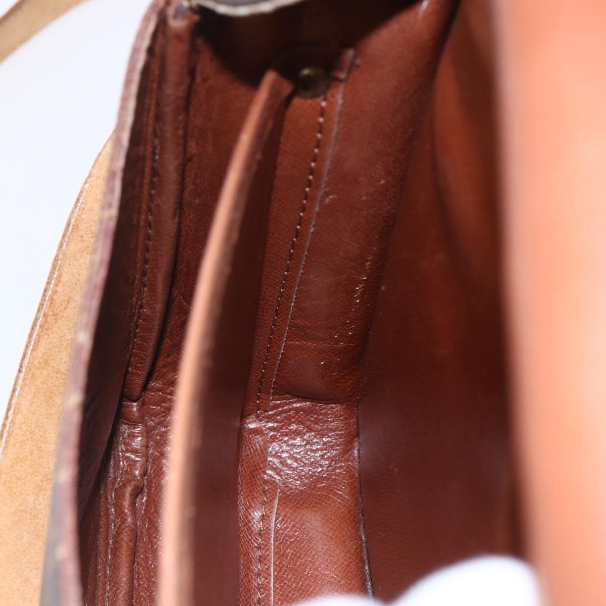 LOUIS VUITTON Monogram Cartouchiere MM Shoulder Bag M51253 LV Auth BA6642