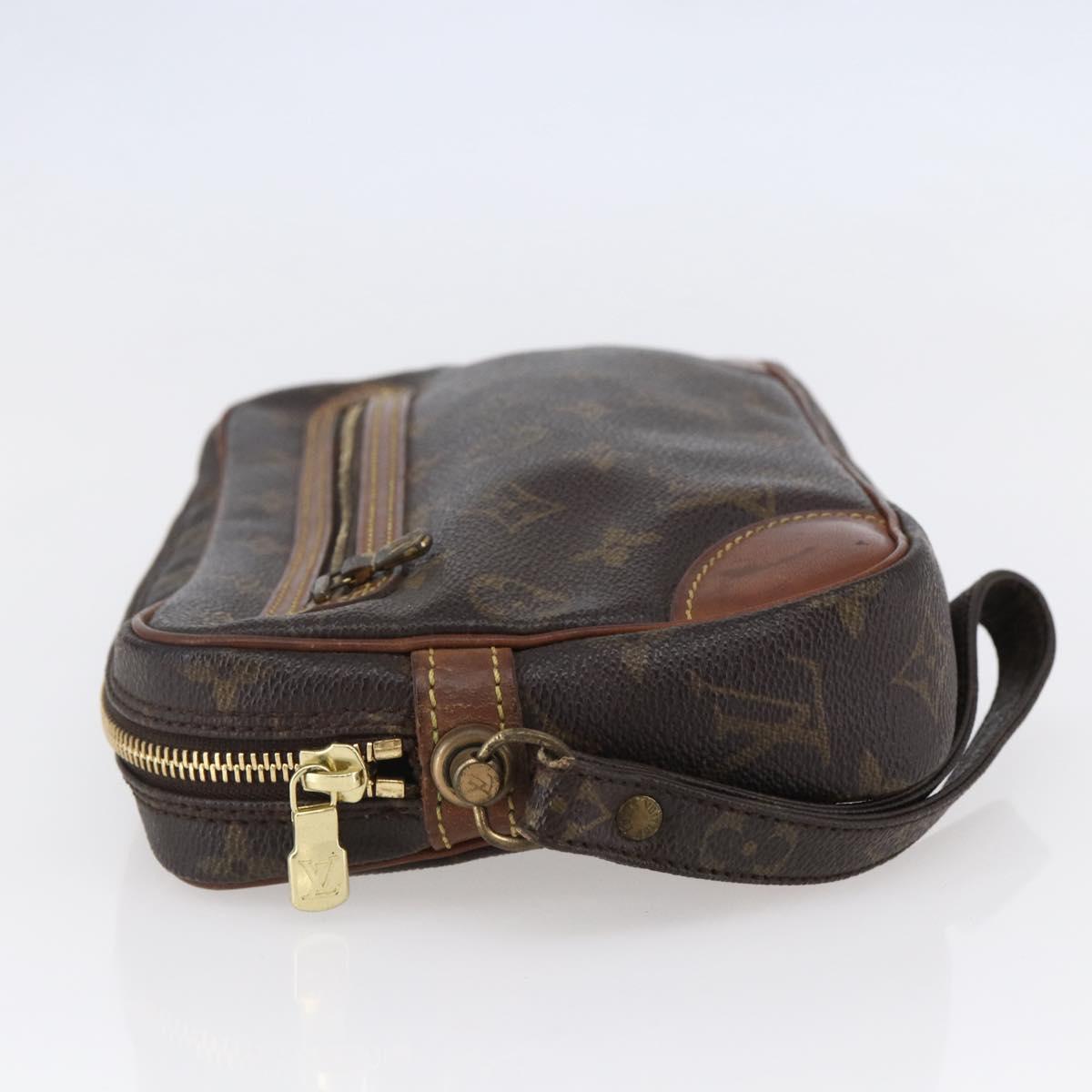 LOUIS VUITTON Monogram Marly Dragonne GM Clutch Bag M51825 LV Auth BA6643