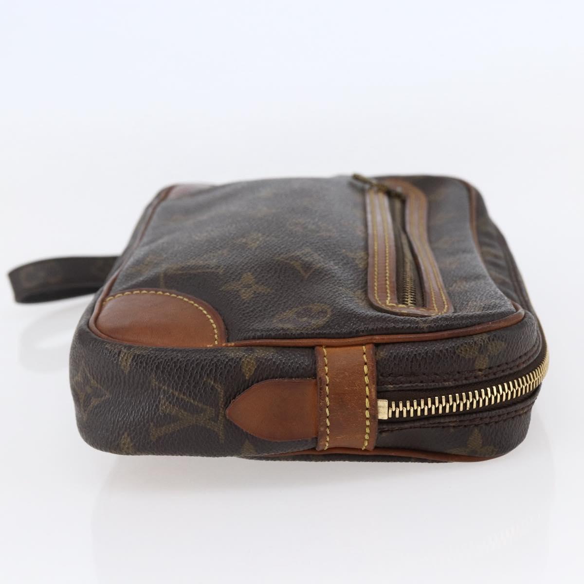 LOUIS VUITTON Monogram Marly Dragonne GM Clutch Bag M51825 LV Auth BA6643