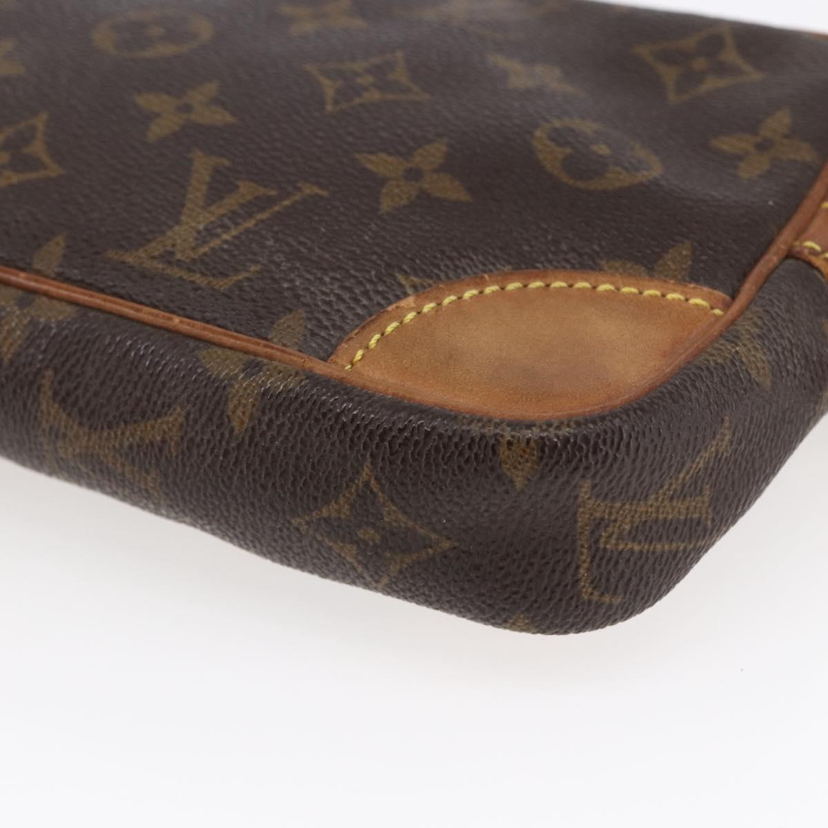 LOUIS VUITTON Monogram Marly Dragonne PM Clutch Bag M51827 LV Auth BA6644