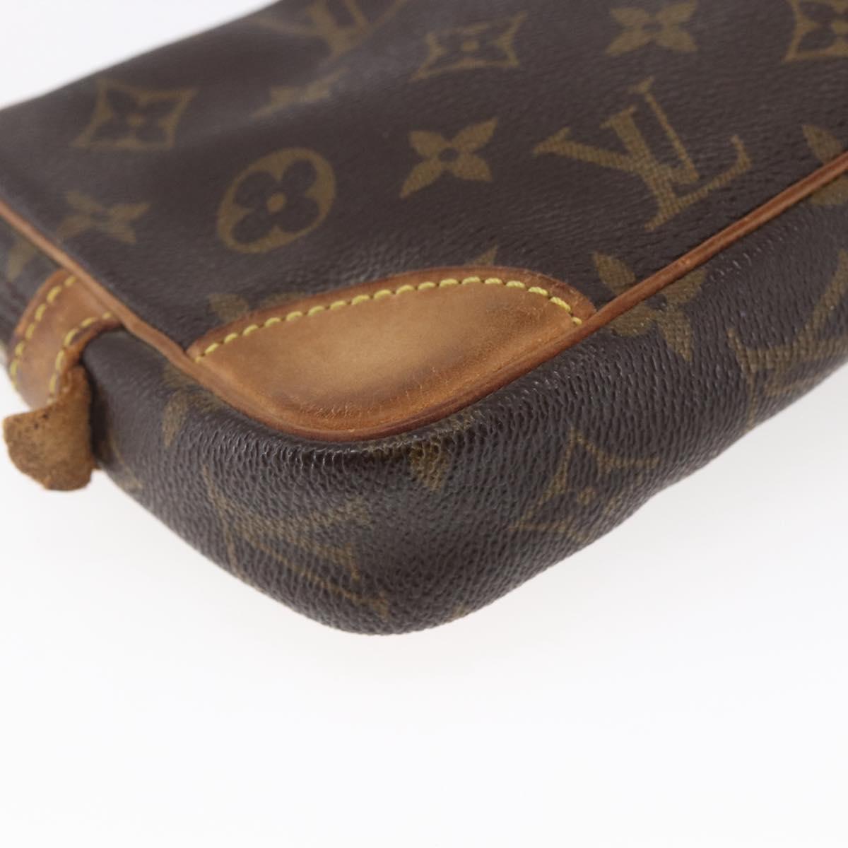 LOUIS VUITTON Monogram Marly Dragonne PM Clutch Bag M51827 LV Auth BA6644