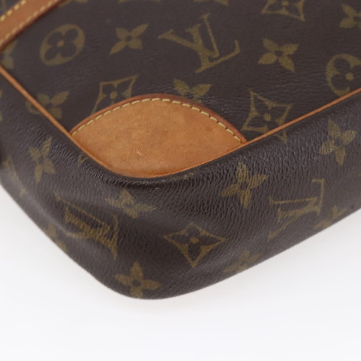 LOUIS VUITTON Monogram Compiegne 28 Clutch Bag M51845 LV Auth BA6646