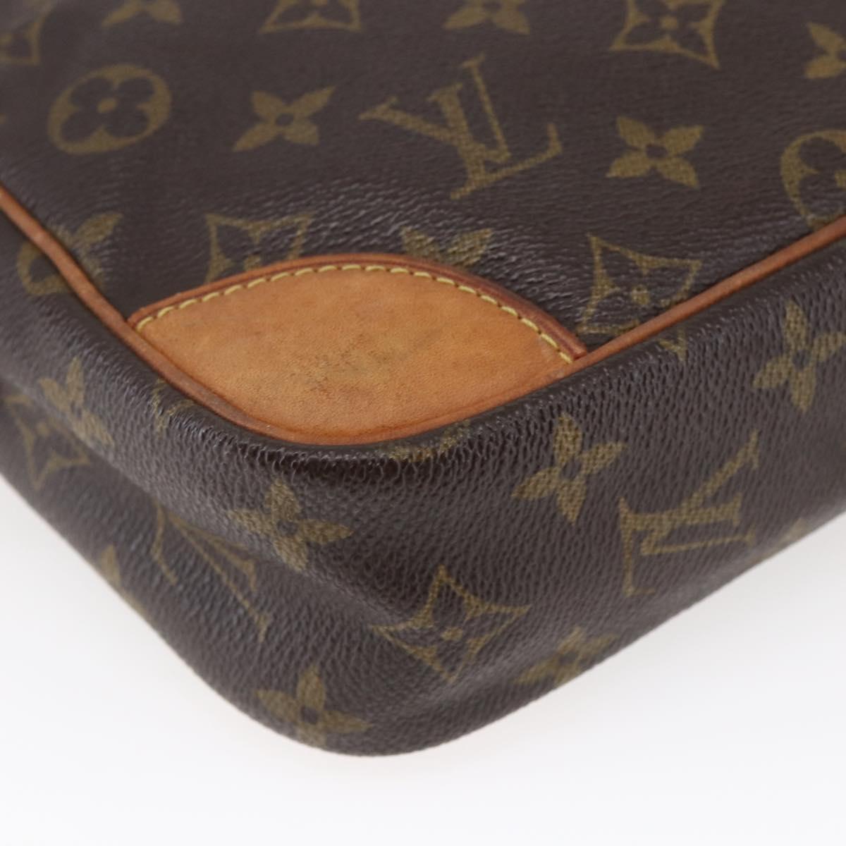 LOUIS VUITTON Monogram Compiegne 28 Clutch Bag M51845 LV Auth BA6646