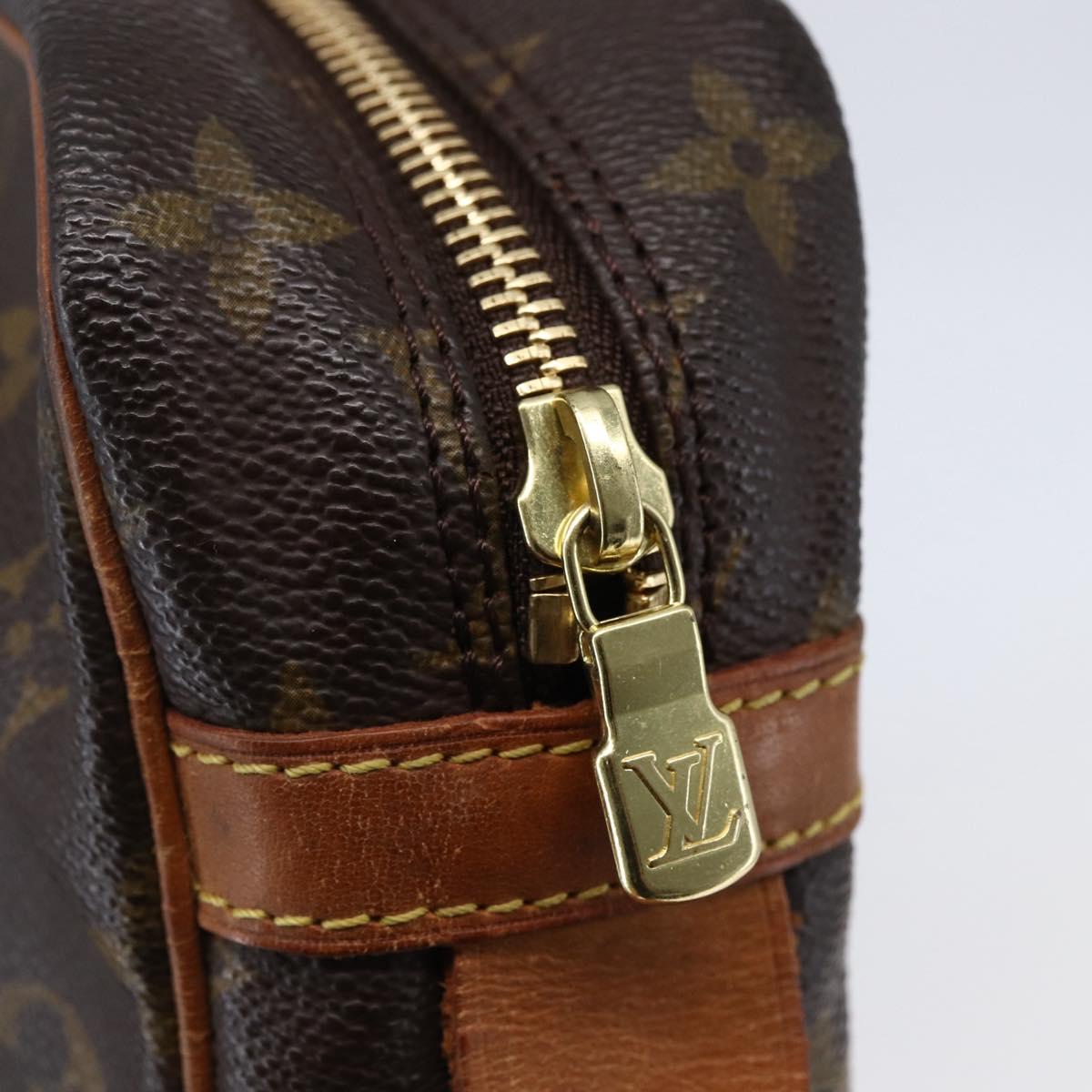 LOUIS VUITTON Monogram Compiegne 28 Clutch Bag M51845 LV Auth BA6646
