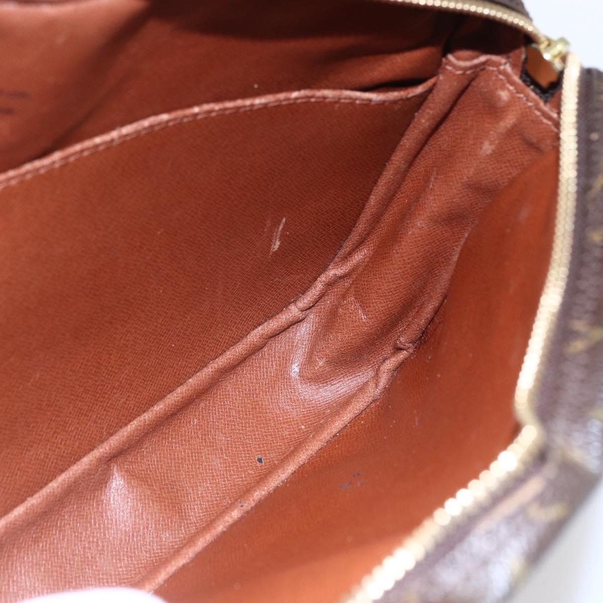 LOUIS VUITTON Monogram Compiegne 28 Clutch Bag M51845 LV Auth BA6646