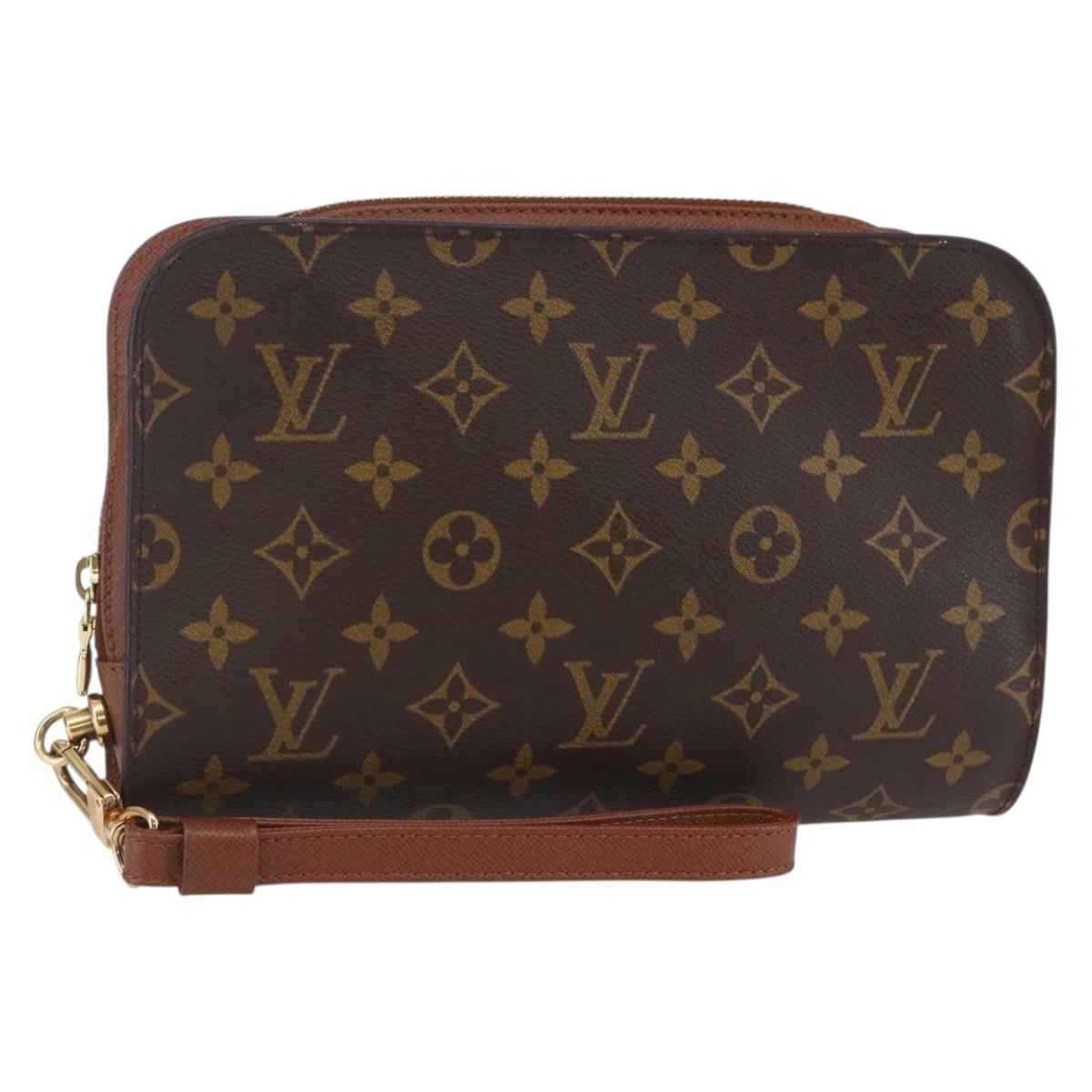 LOUIS VUITTON Monogram Orsay Clutch Bag M51790 LV Auth BA6647