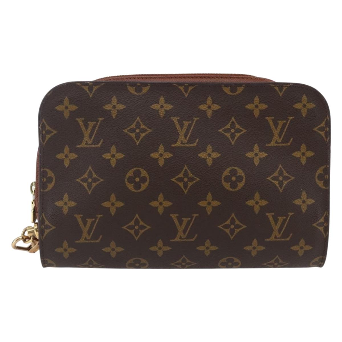 LOUIS VUITTON Monogram Orsay Clutch Bag M51790 LV Auth BA6647