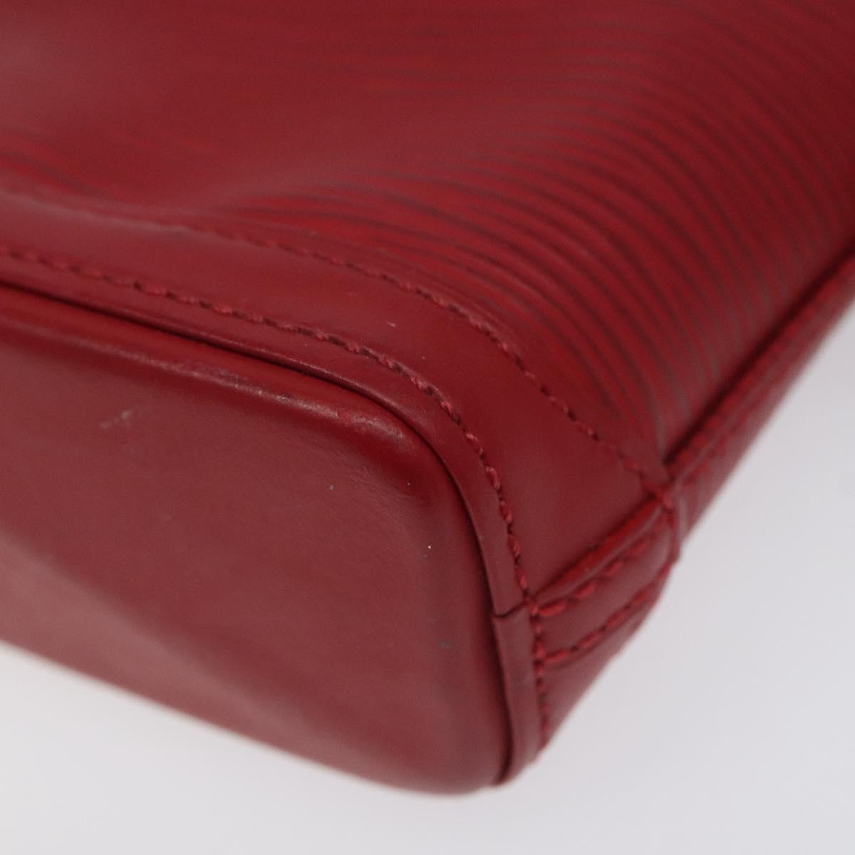 LOUIS VUITTON Epi Mini Lockit Charm Red M6001J LV Auth BA665