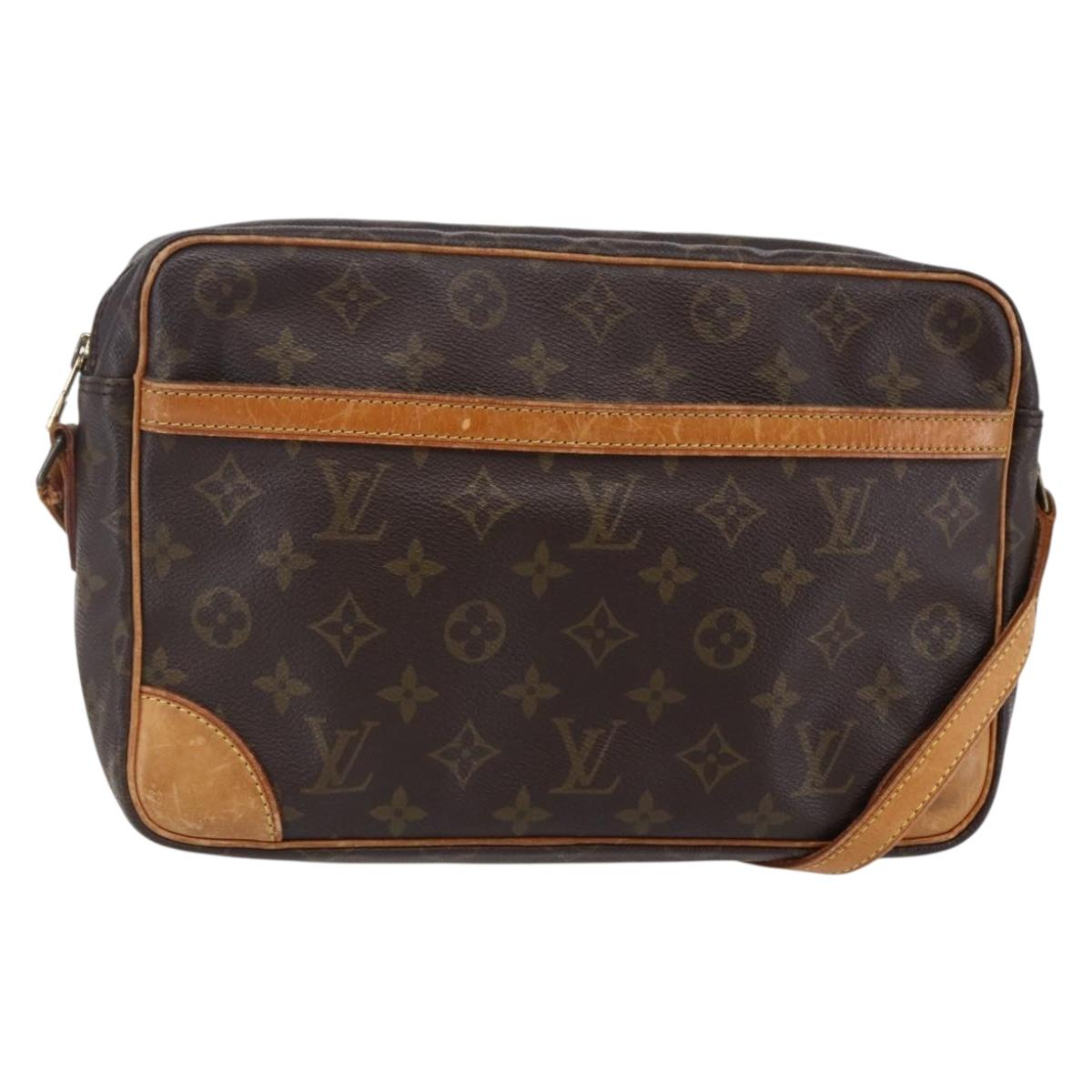 LOUIS VUITTON Monogram Trocadero 30 Shoulder Bag M51272 LV Auth BA6650