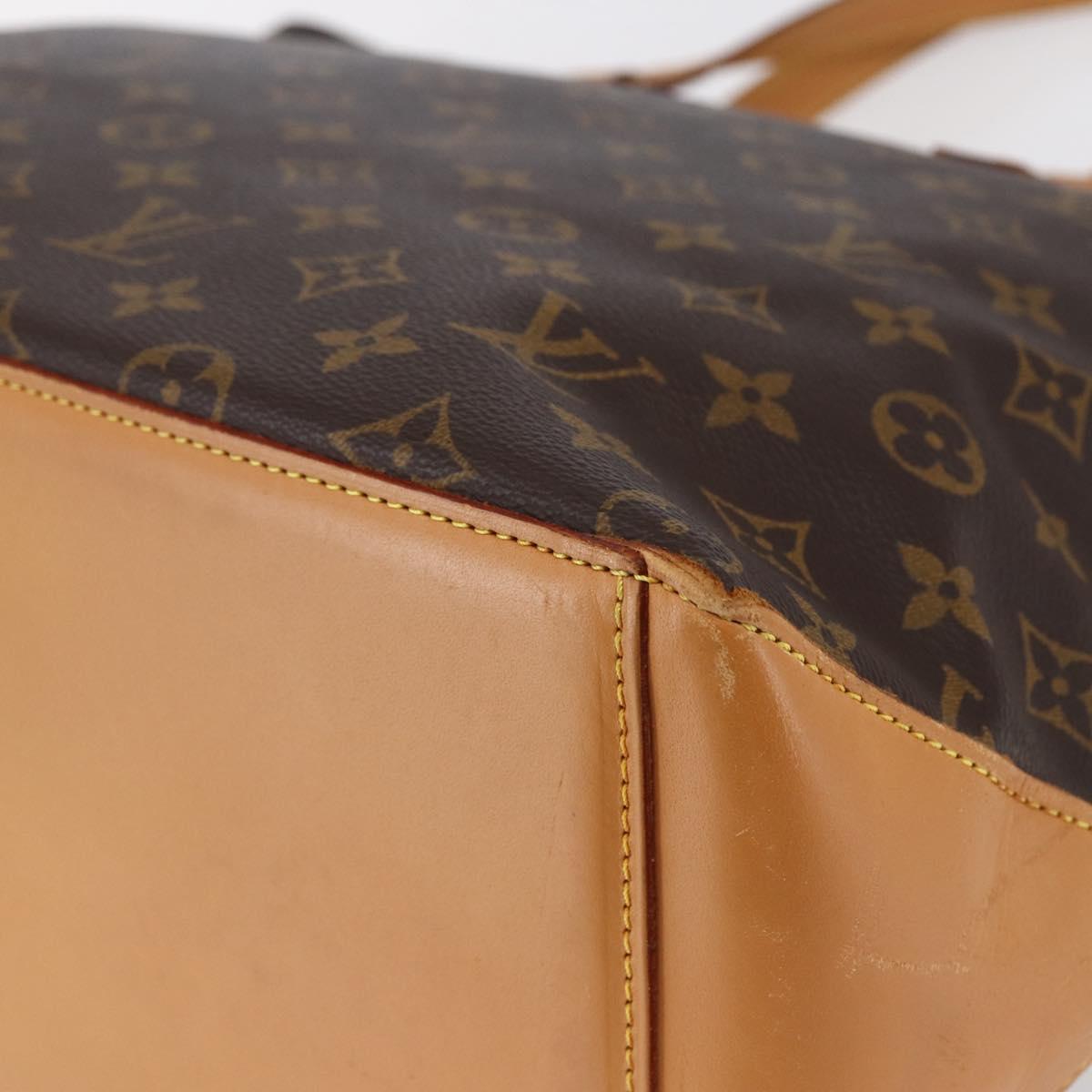 LOUIS VUITTON Monogram Cabas Mezzo Tote Bag M51151 LV Auth BA6652
