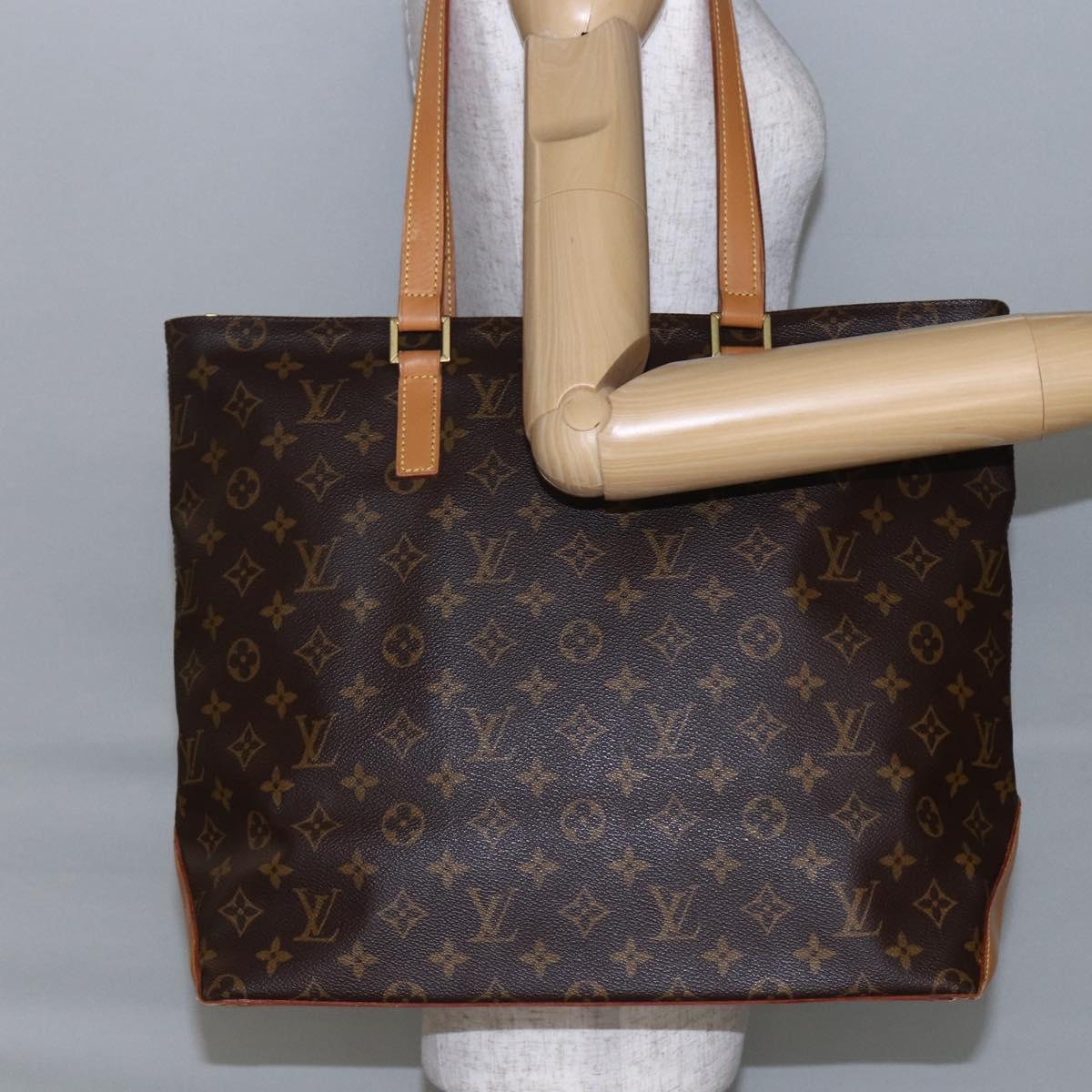 LOUIS VUITTON Monogram Cabas Mezzo Tote Bag M51151 LV Auth BA6652