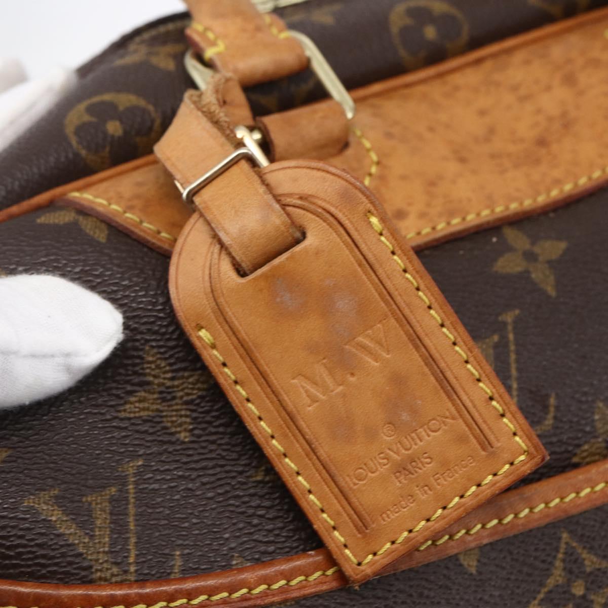 LOUIS VUITTON Monogram Deauville Hand Bag M47270 LV Auth BA6654