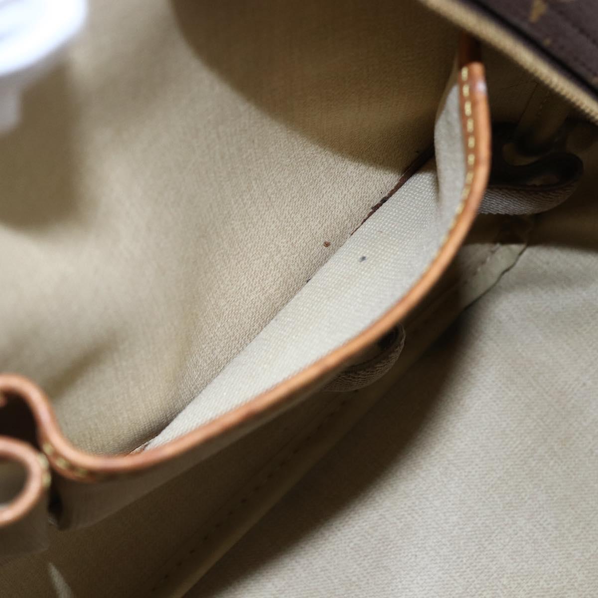 LOUIS VUITTON Monogram Deauville Hand Bag M47270 LV Auth BA6654
