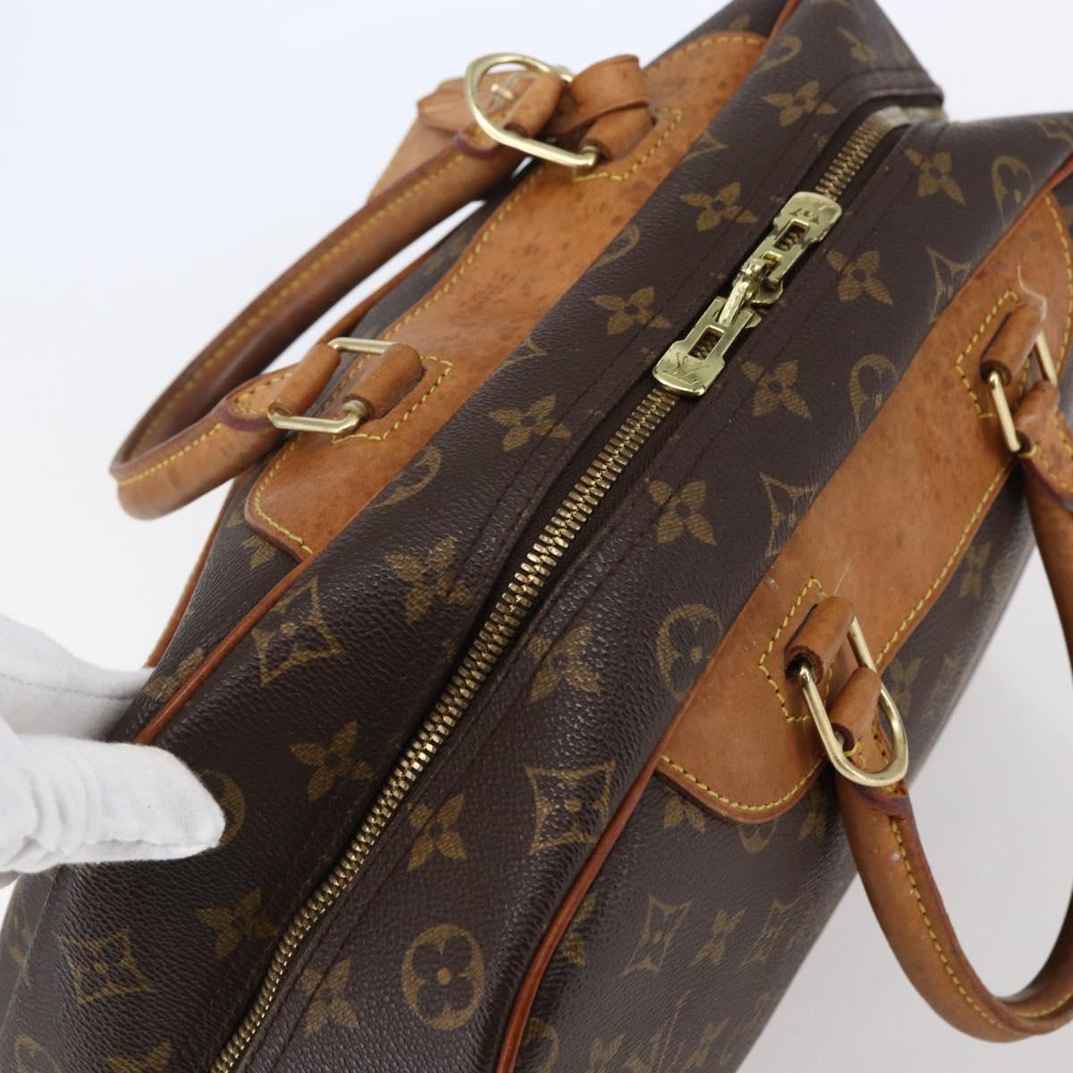 LOUIS VUITTON Monogram Deauville Hand Bag M47270 LV Auth BA6654