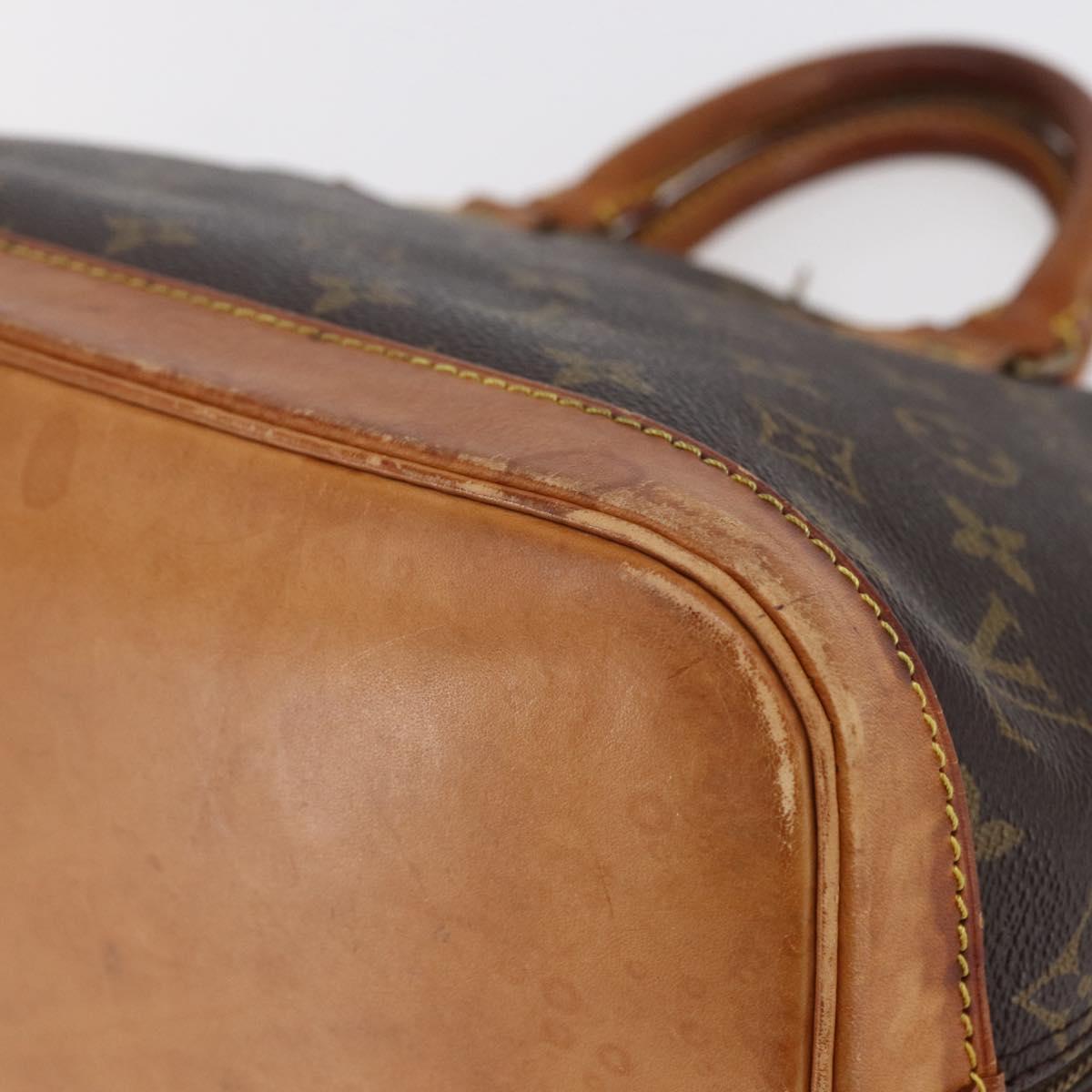 LOUIS VUITTON Monogram Alma Hand Bag M51130 LV Auth BA6655