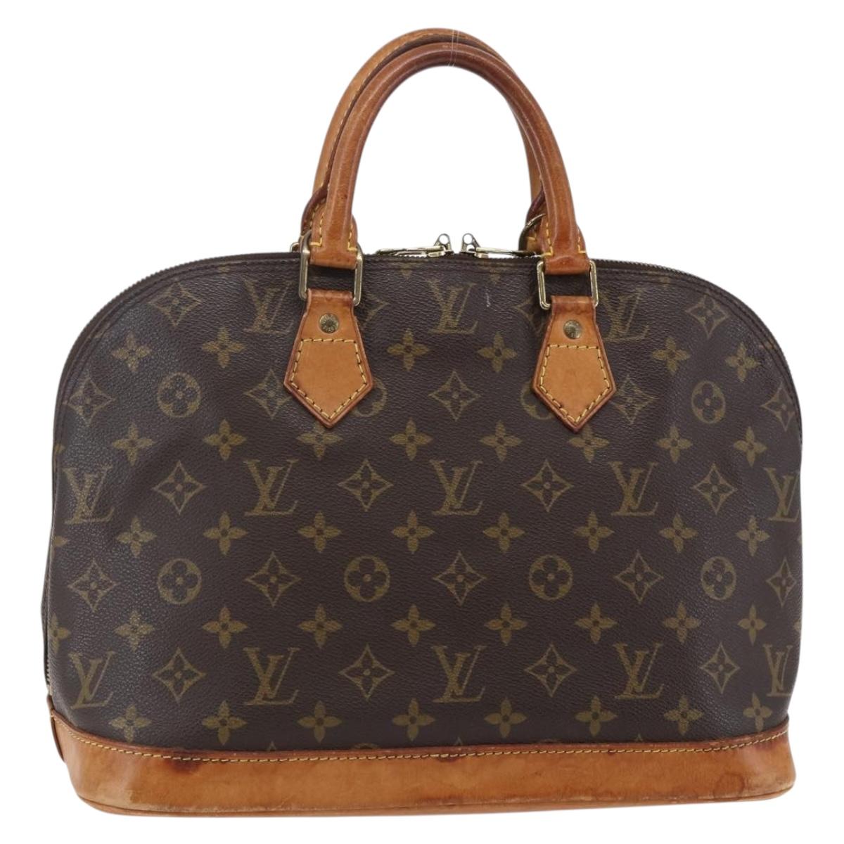 LOUIS VUITTON Monogram Alma Hand Bag M51130 LV Auth BA6655