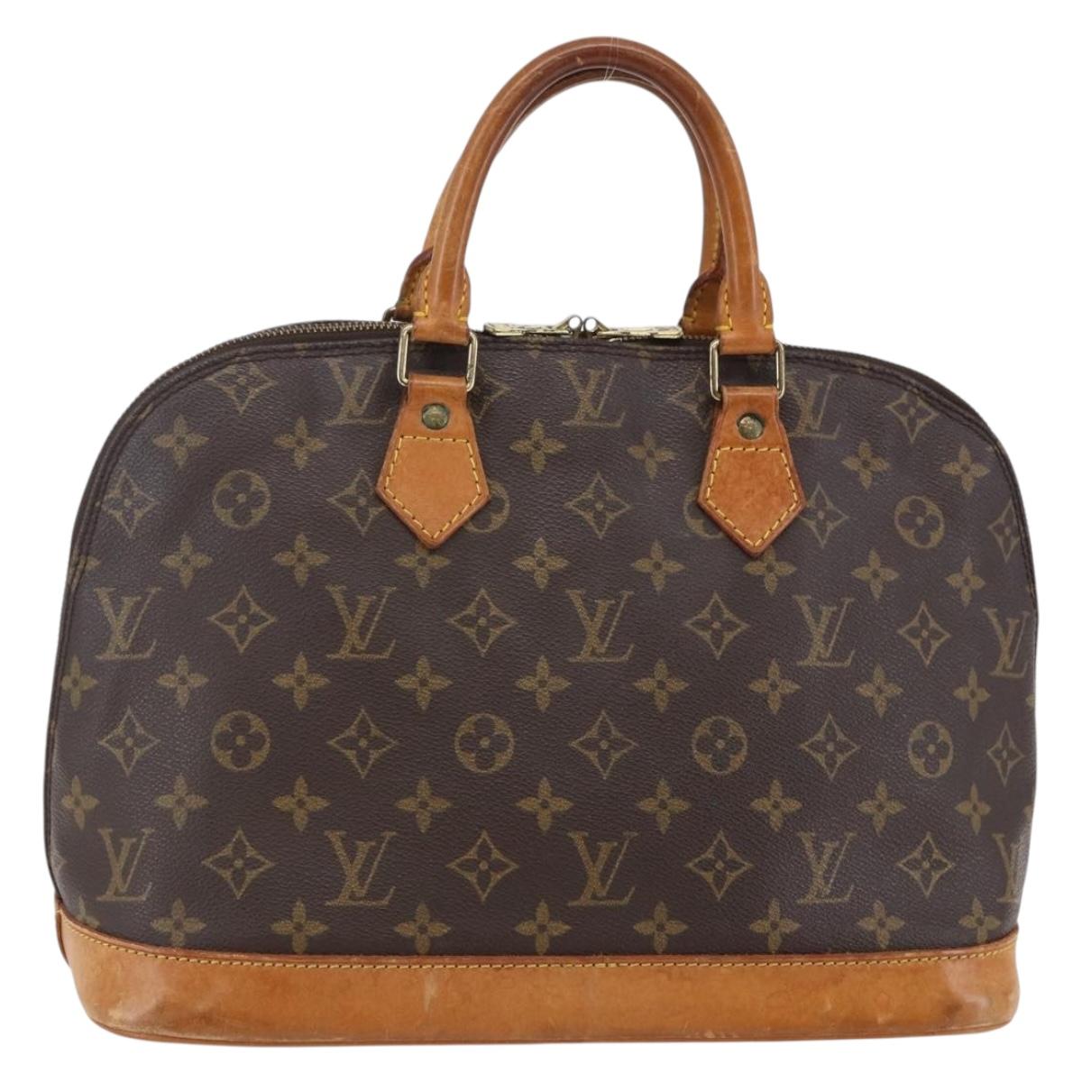 LOUIS VUITTON Monogram Alma Hand Bag M51130 LV Auth BA6656