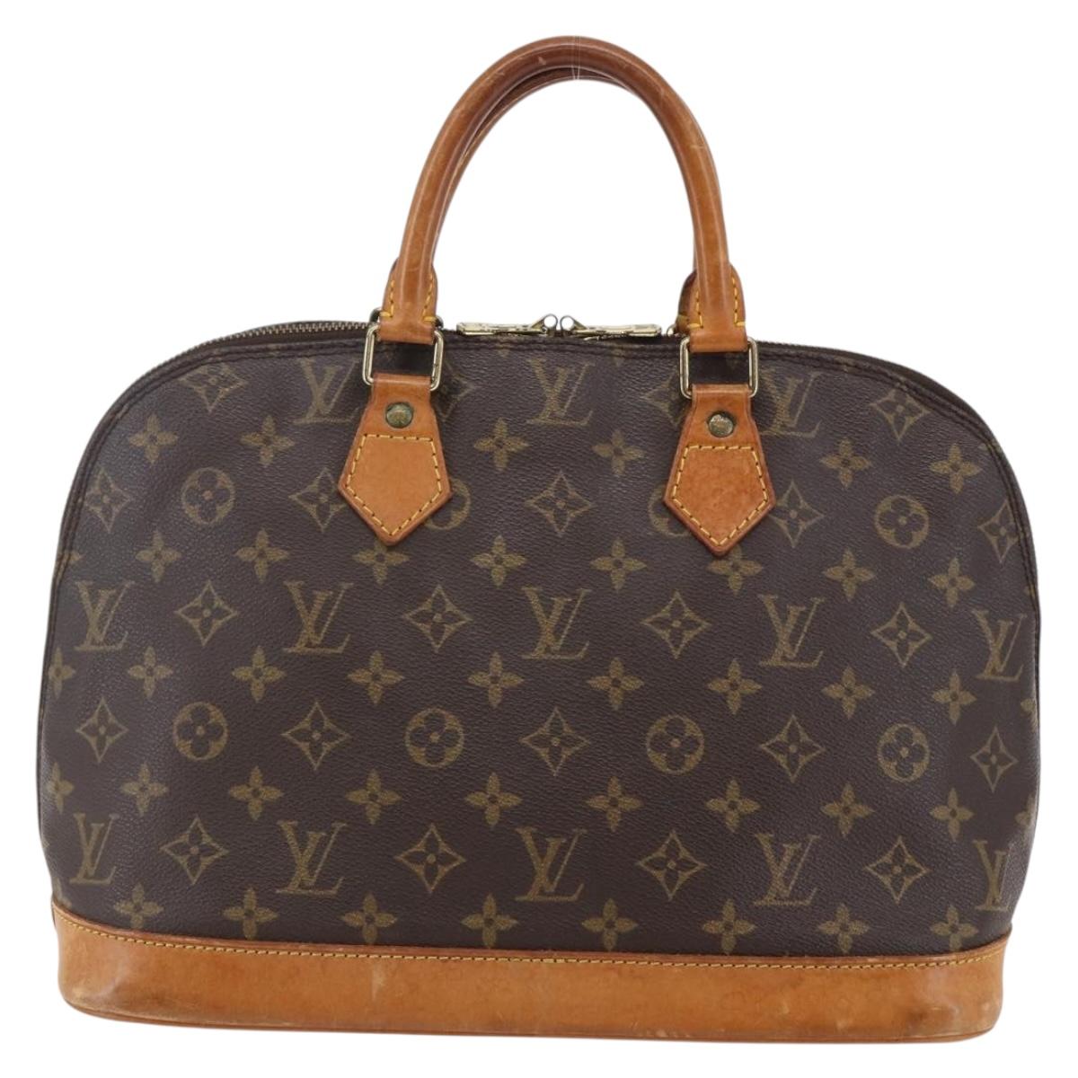 LOUIS VUITTON Monogram Alma Hand Bag M51130 LV Auth BA6656